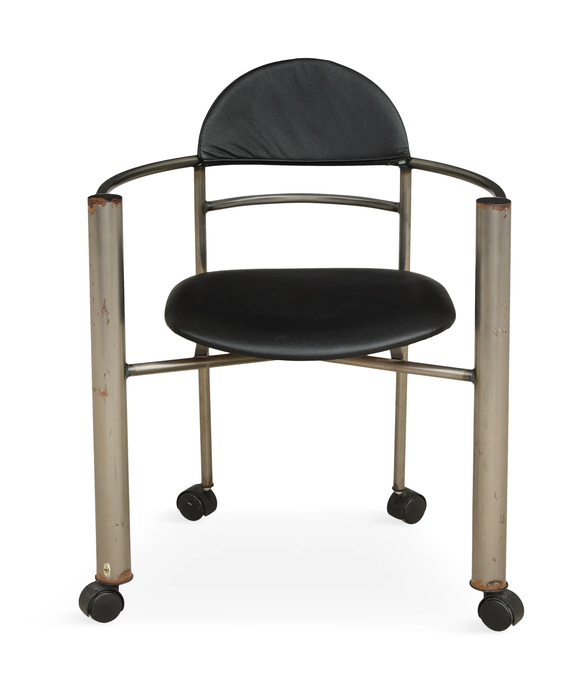 Postmodern "Arnold" Chair in the Memphis Style