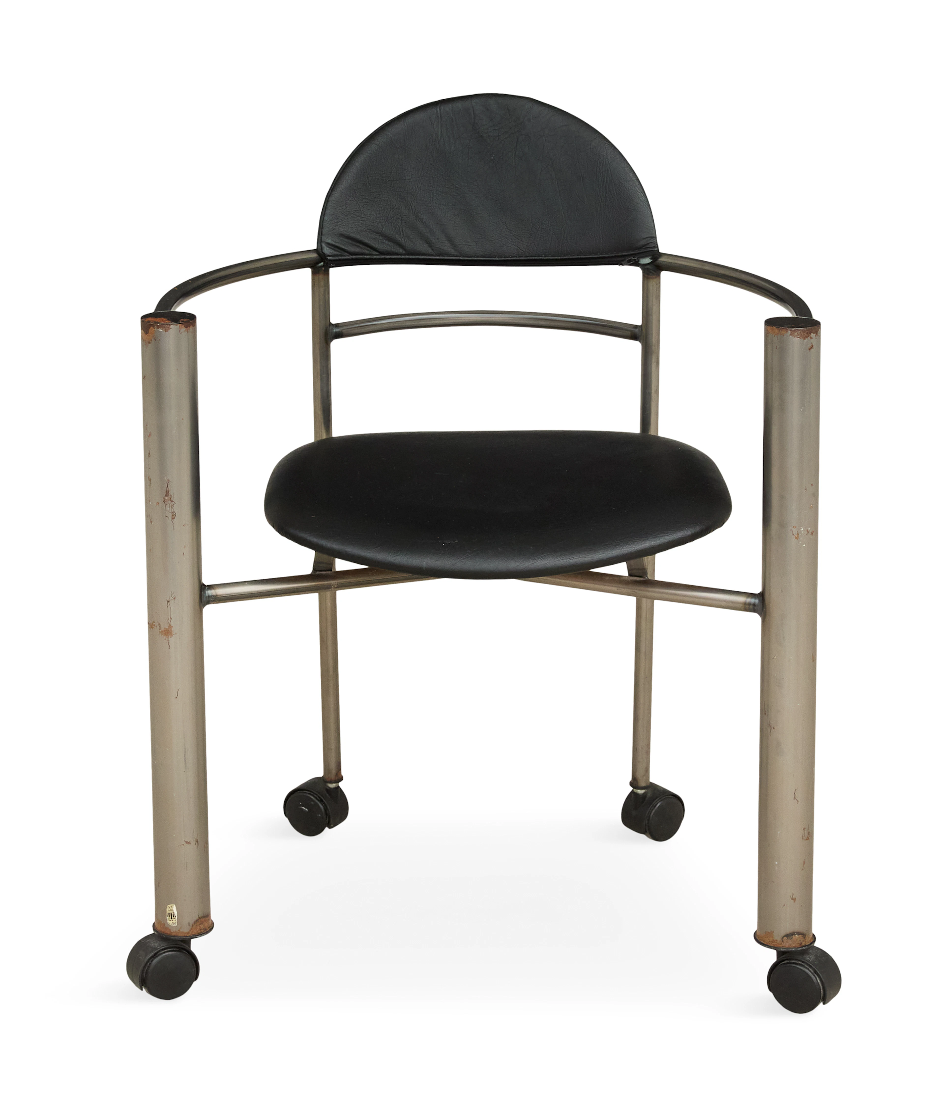 Postmodern "Arnold" Chair in the Memphis Style