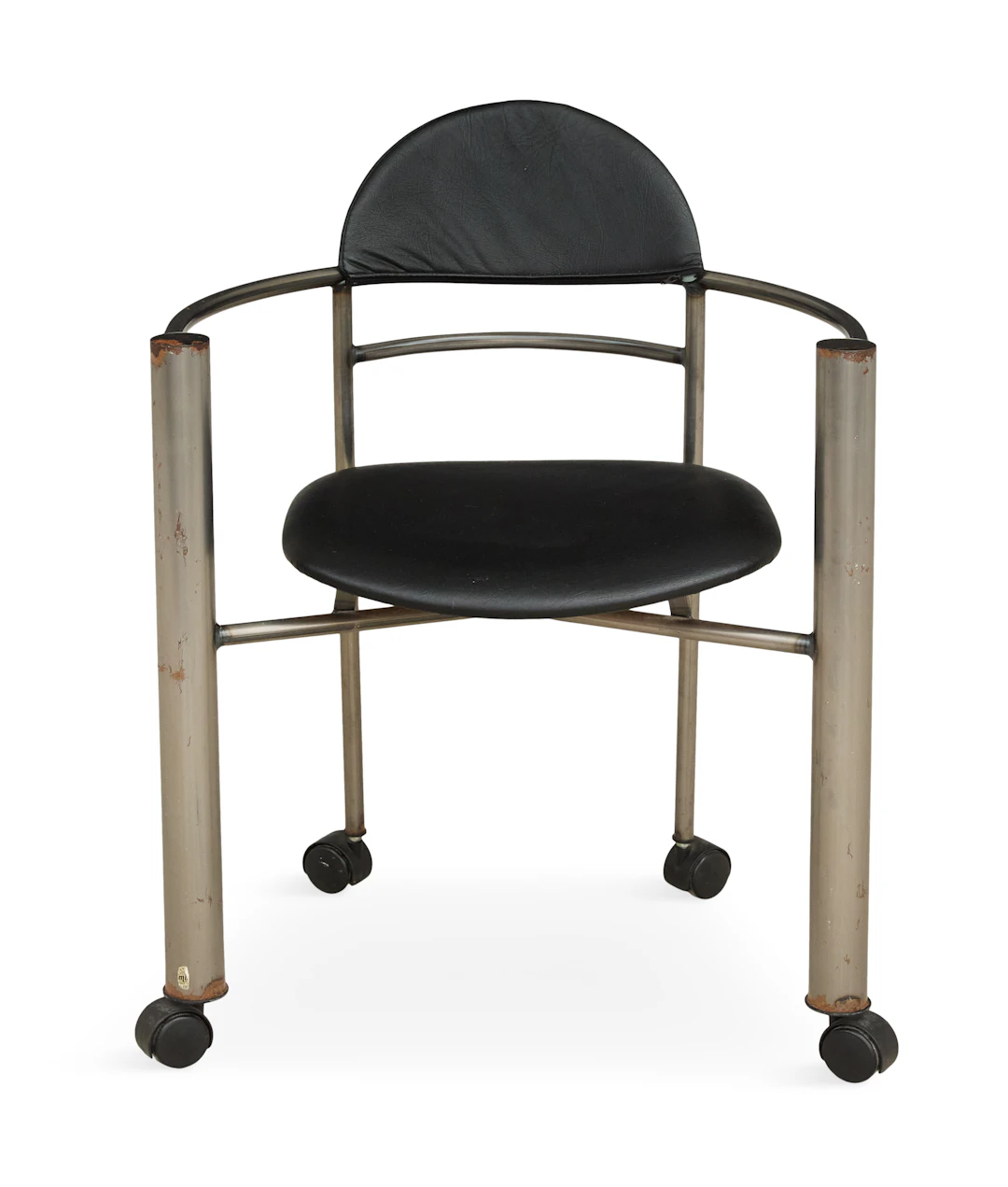 Postmodern "Arnold" Chair in the Memphis Style