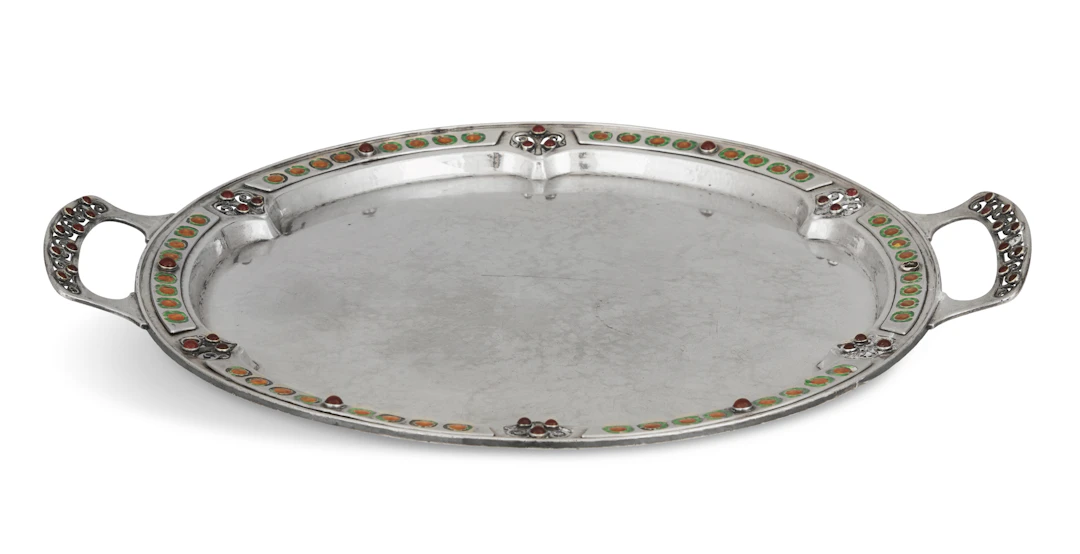 Scandinavian Modern Sterling Silver Tray