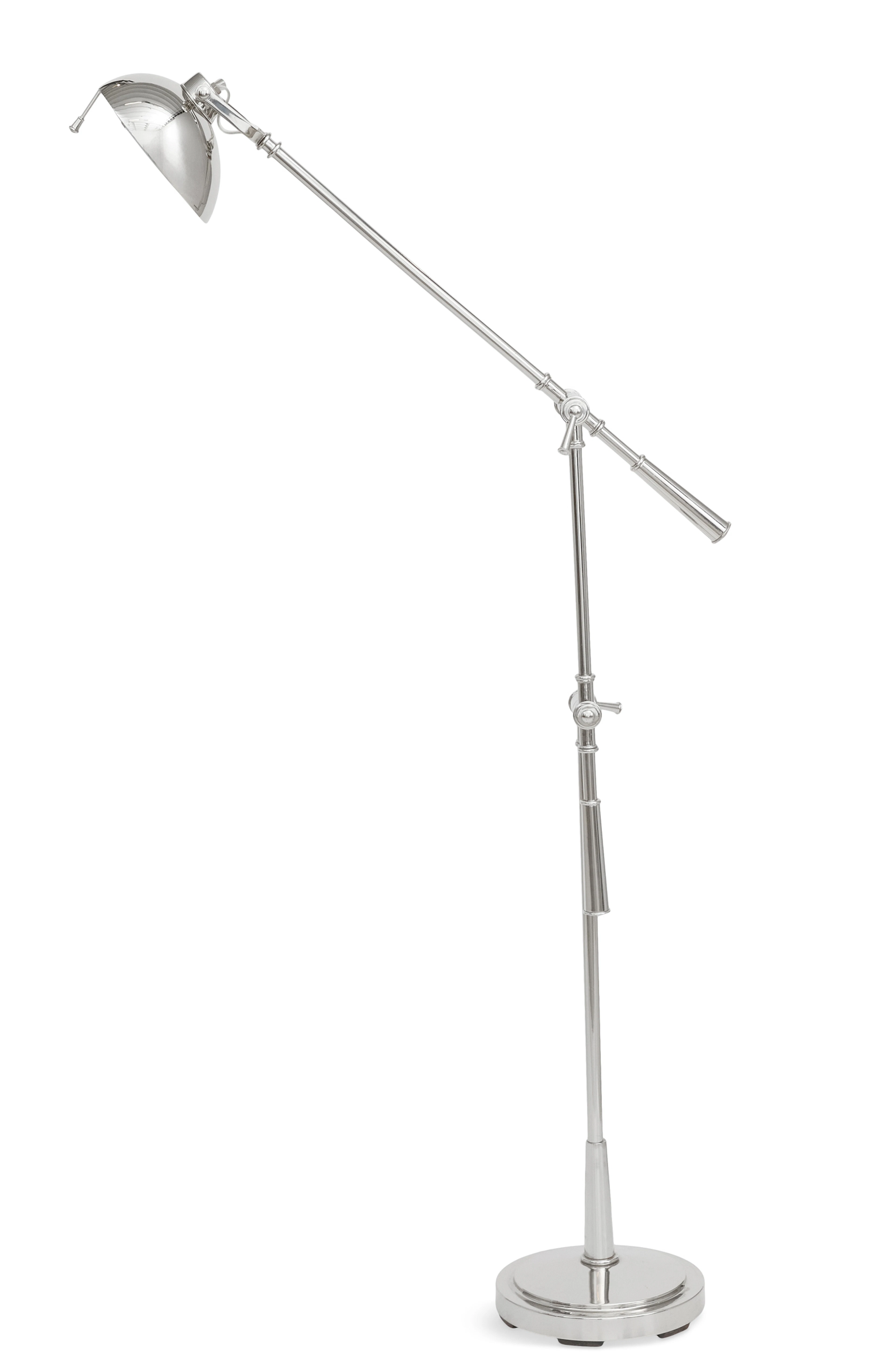 Chrome Boom Arm Floor Lamp in the Ralph Lauren Taste