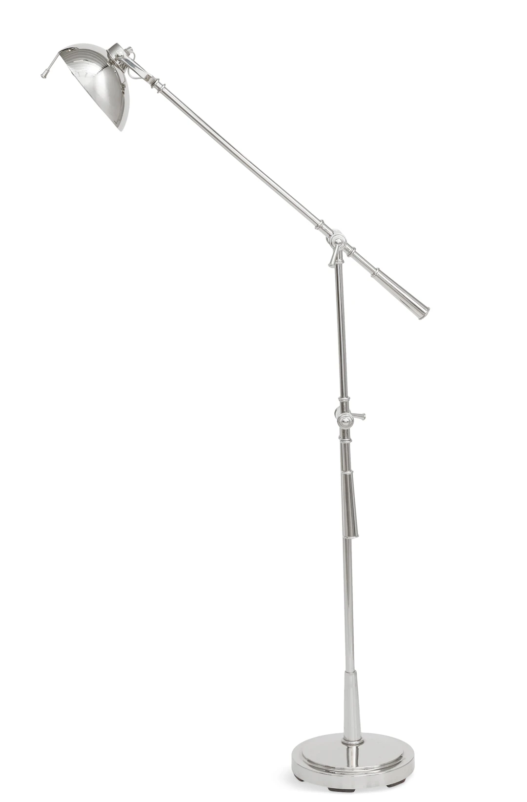 Chrome Boom Arm Floor Lamp in the Ralph Lauren Taste