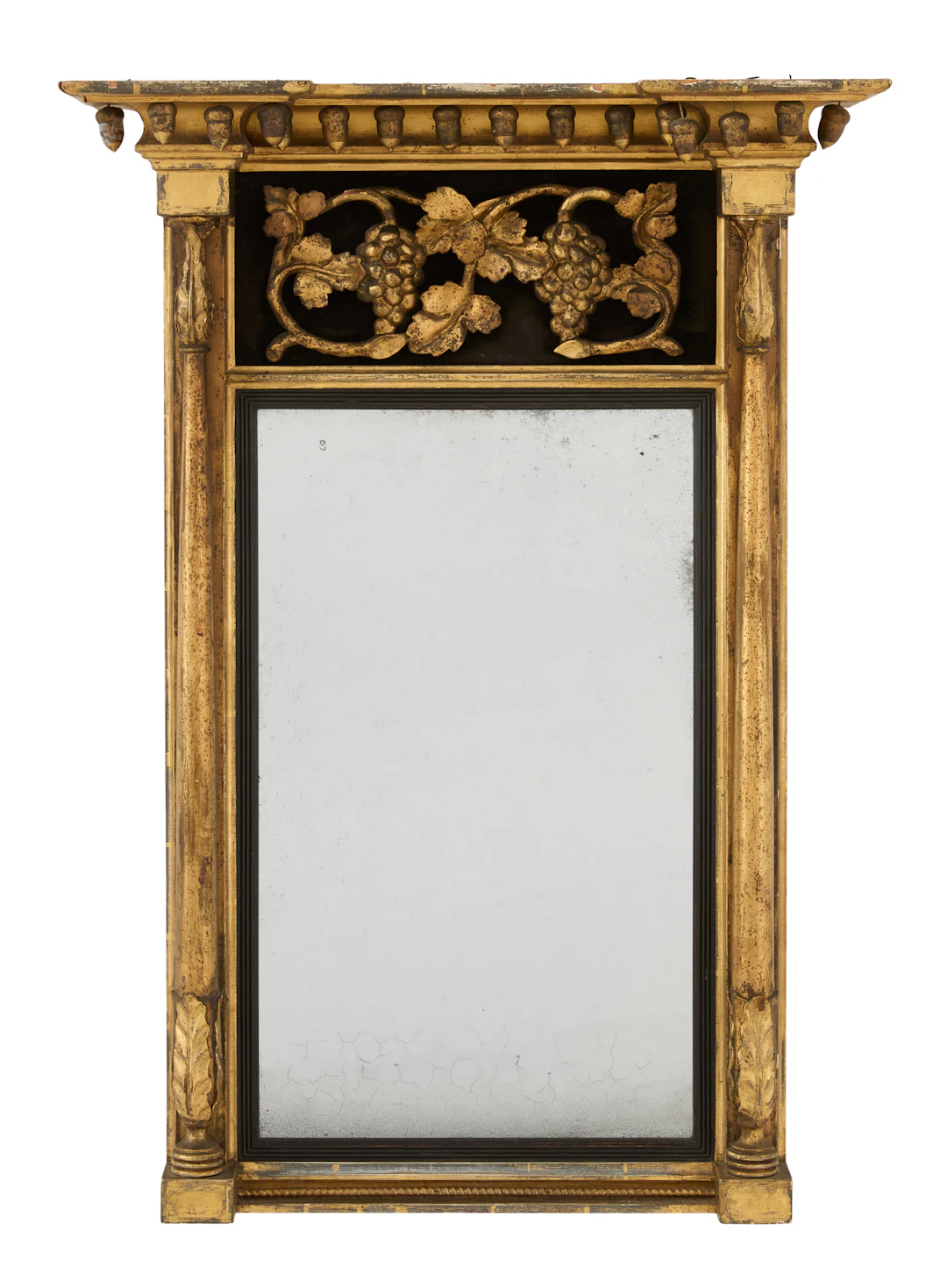 New England Classical Giltwood Tabernacle Mirror