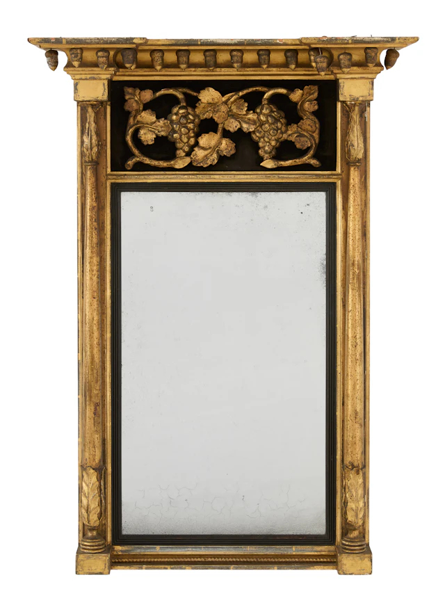 New England Classical Giltwood Tabernacle Mirror