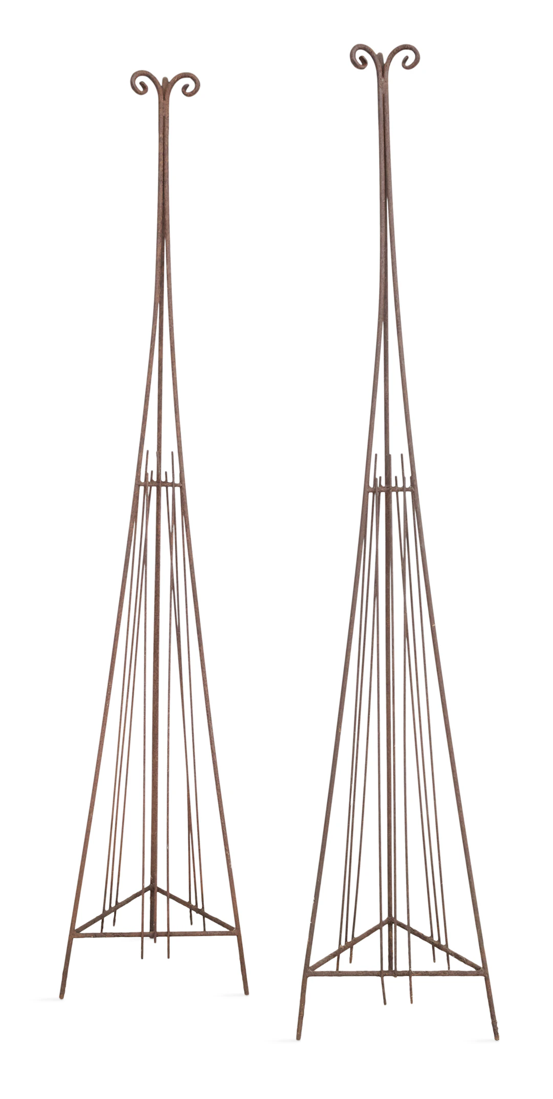 Pair of Iron Garden Sculptures