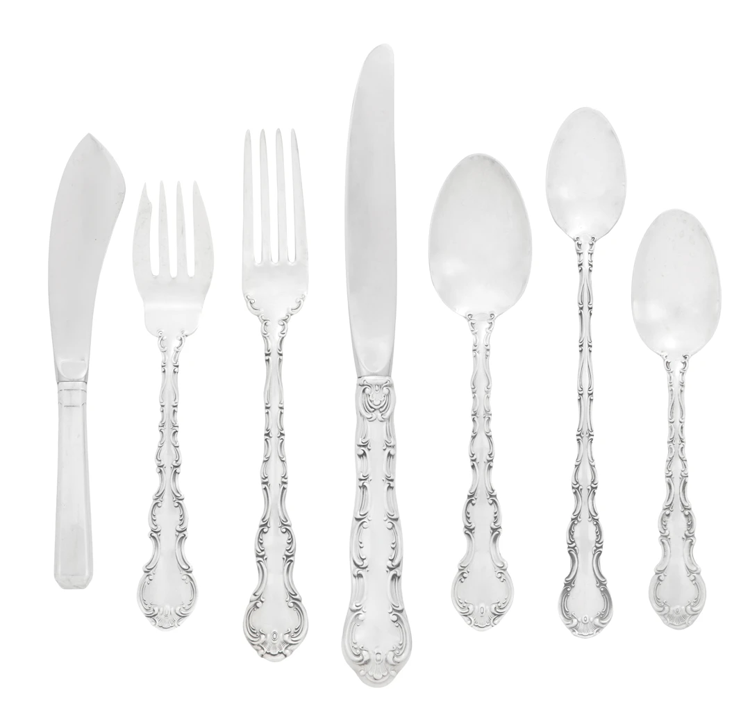 Gorham "Strasbourg" Sterling Silver Flatware Set