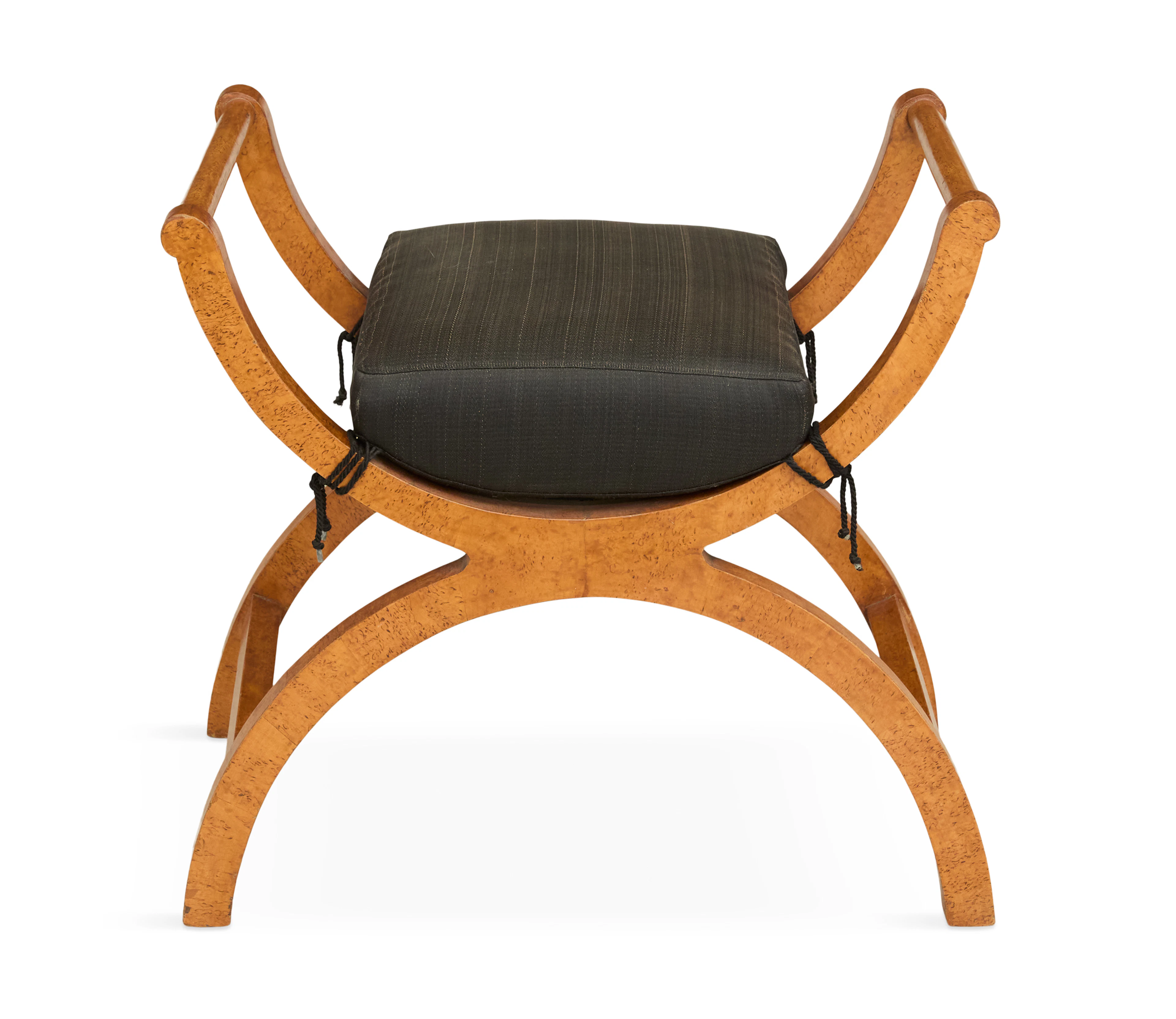 Biedermeier Fruitwood Stool