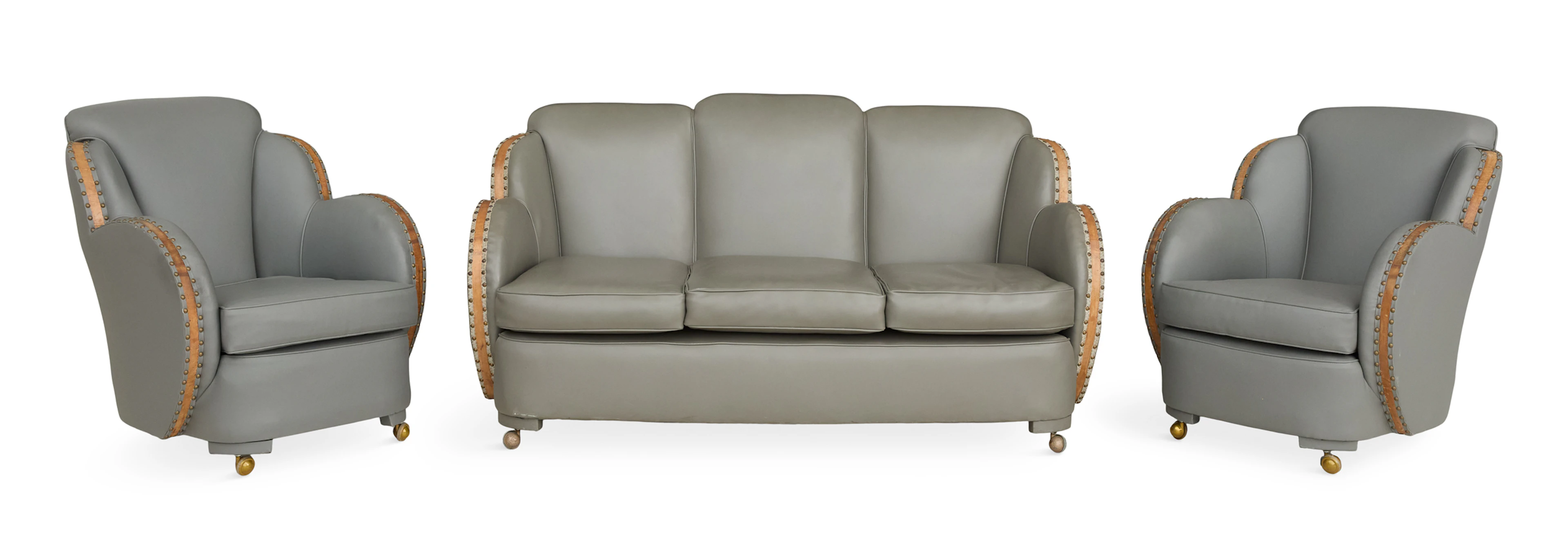 Three-Piece Art Deco "Cloud" Suite