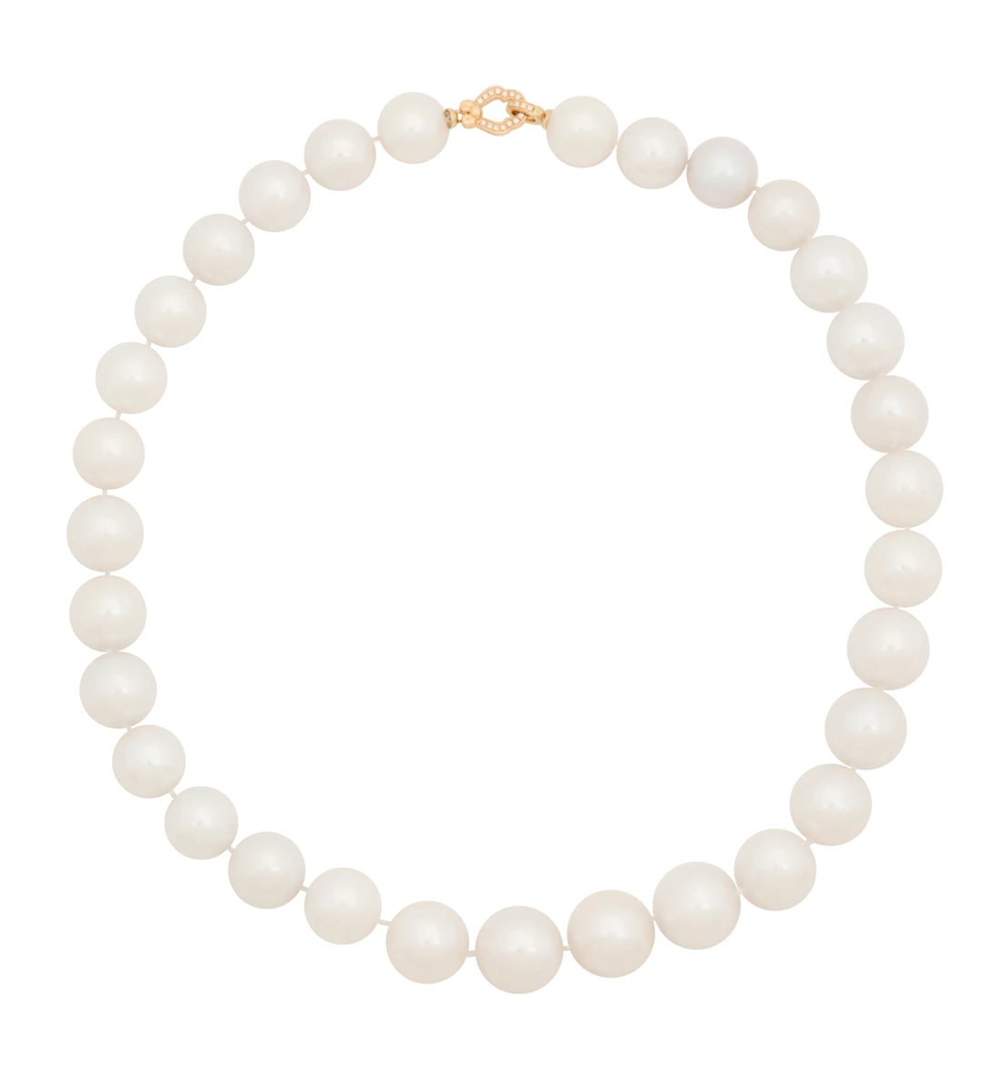 Diamond and Cultured Pearl Necklace