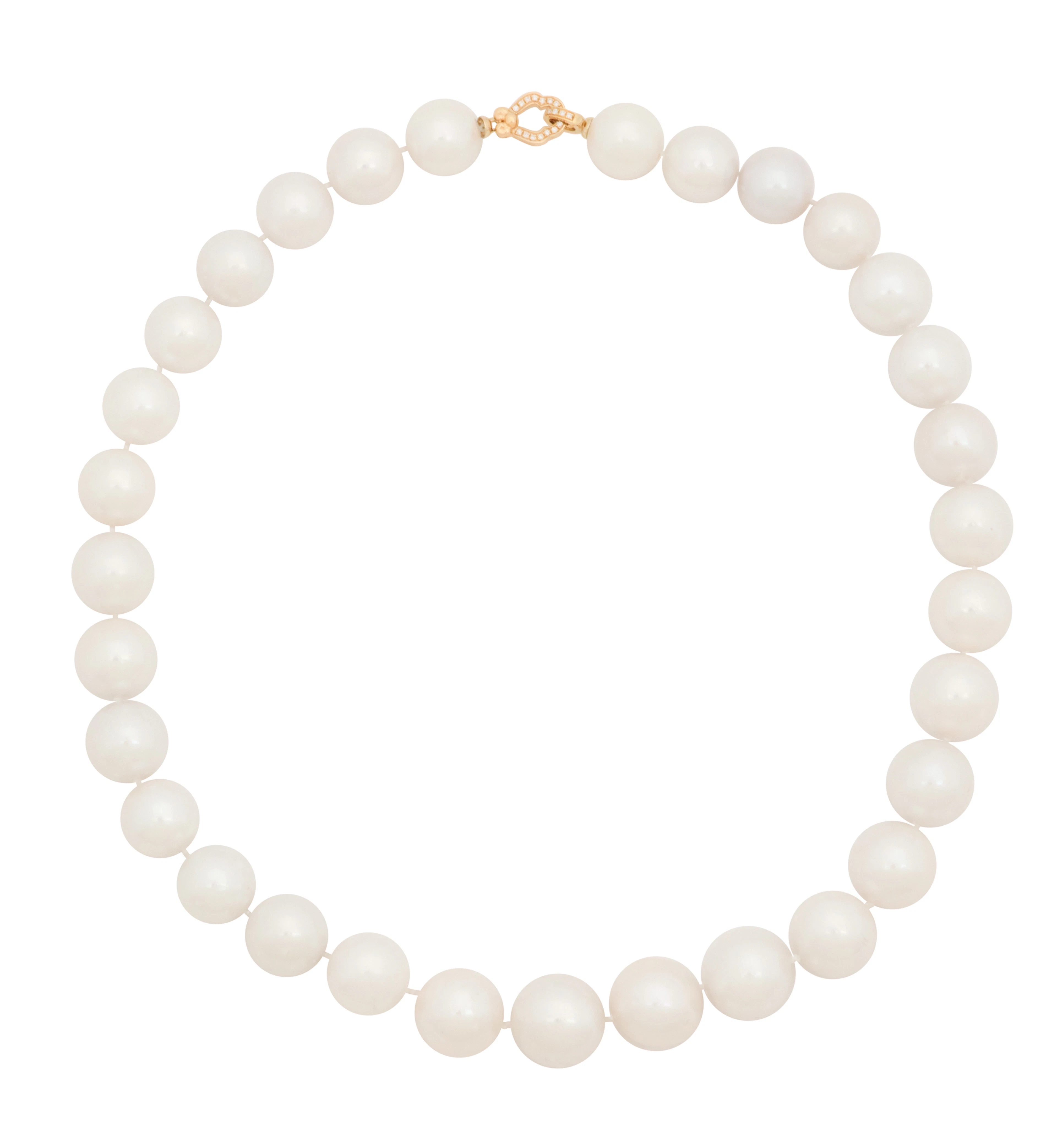 Diamond and Cultured Pearl Necklace