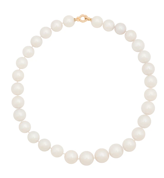 Diamond and Cultured Pearl Necklace