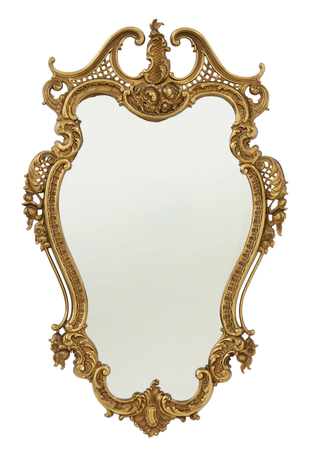 Gilt-Bronze Mirror in the French Rococo Taste
