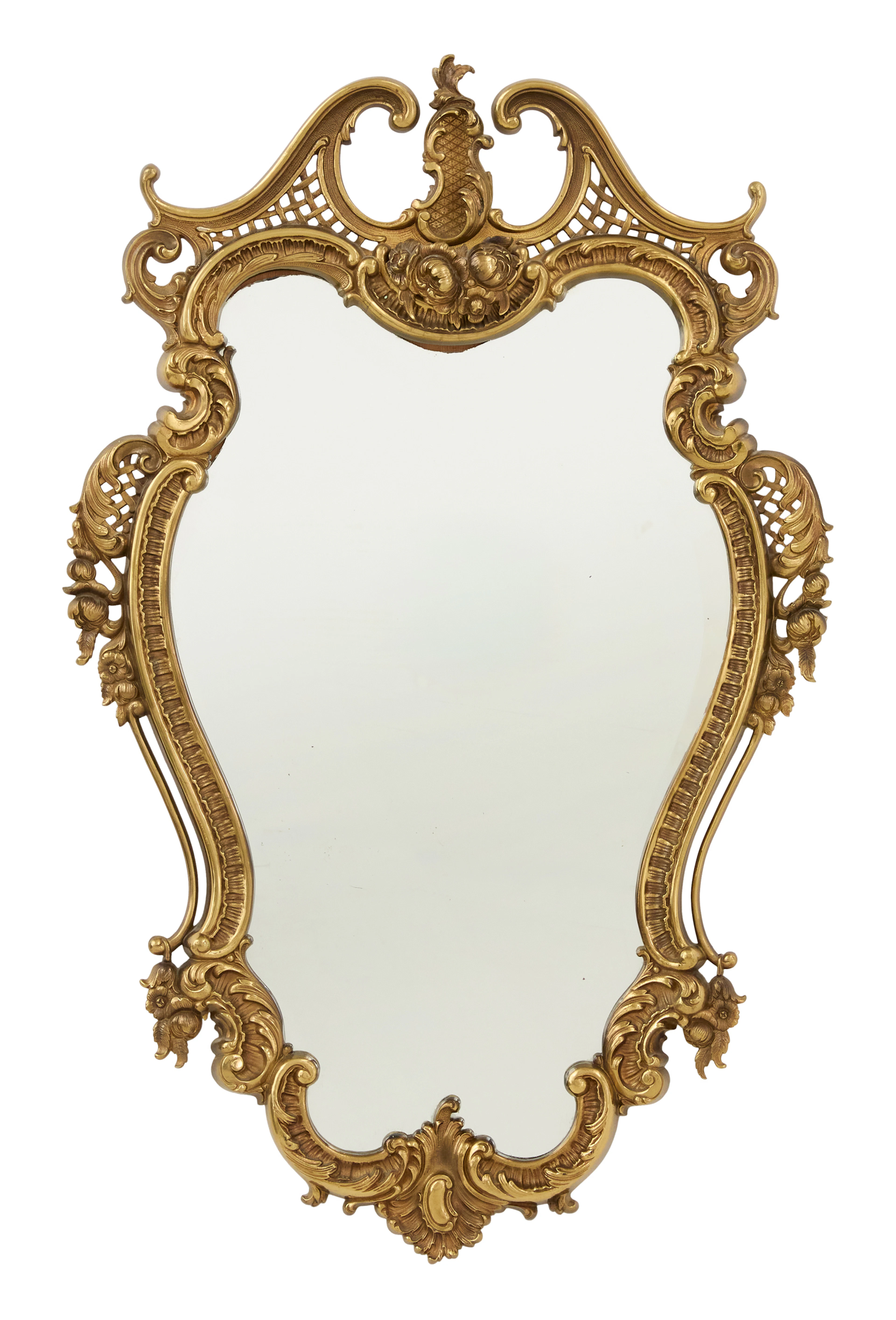 Gilt-Bronze Mirror in the French Rococo Taste