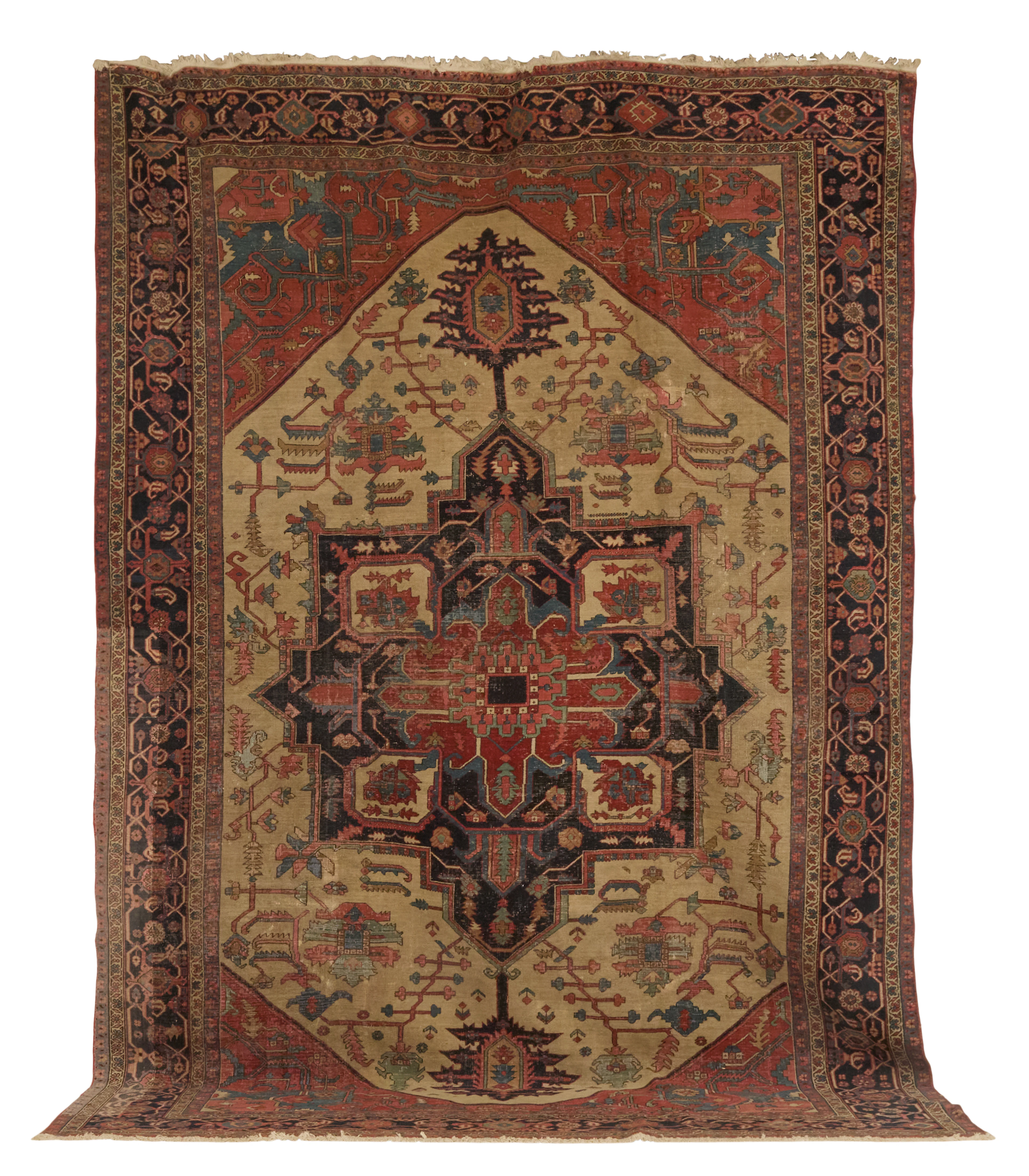Antique Serapi Carpet