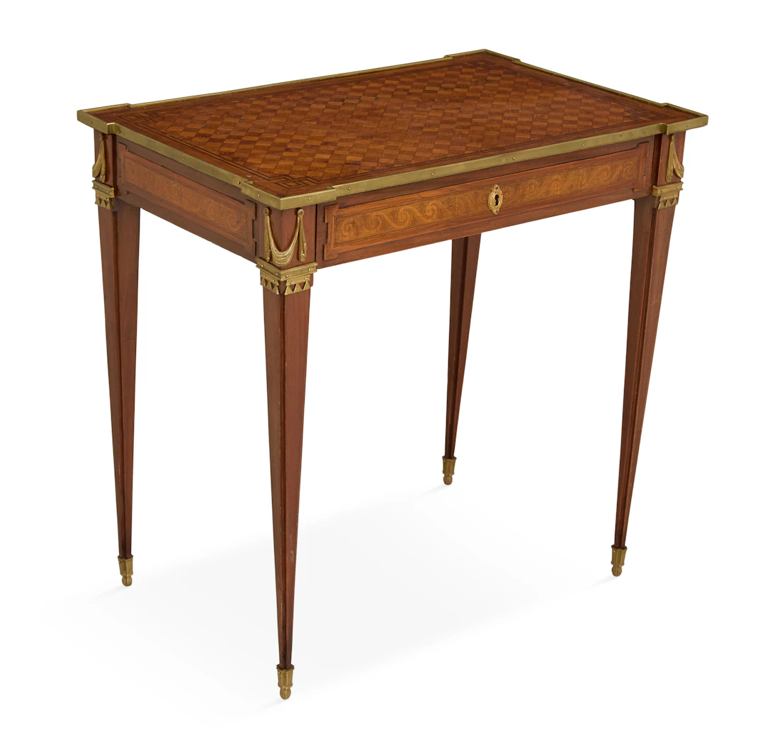 Louis XVI-Style Fruitwood Side Table