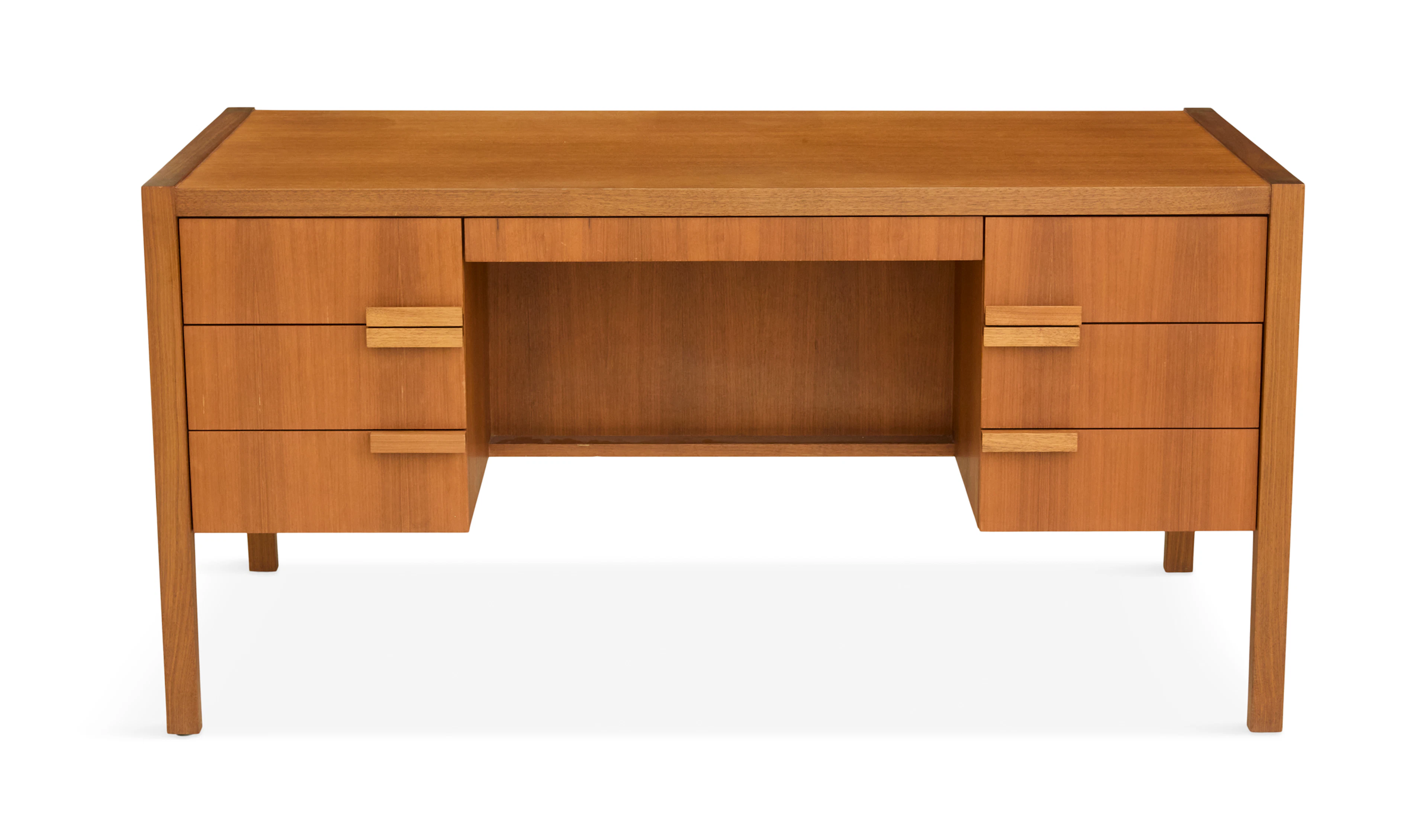 Walnut Executive Desk Attributed to Jens Risom