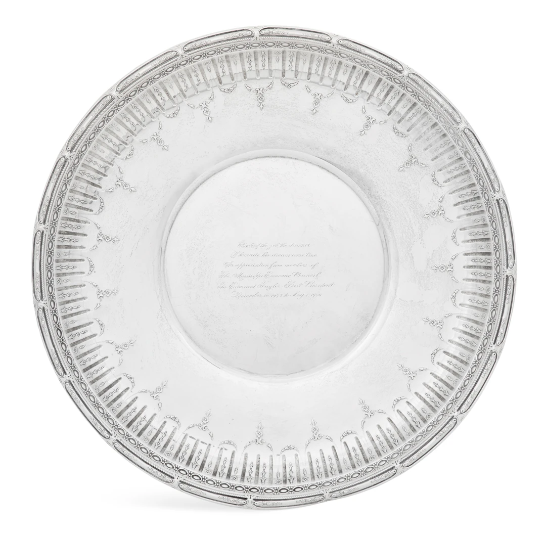 Large Gorham "Marie Antoinette" Sterling Silver Presentation Platter