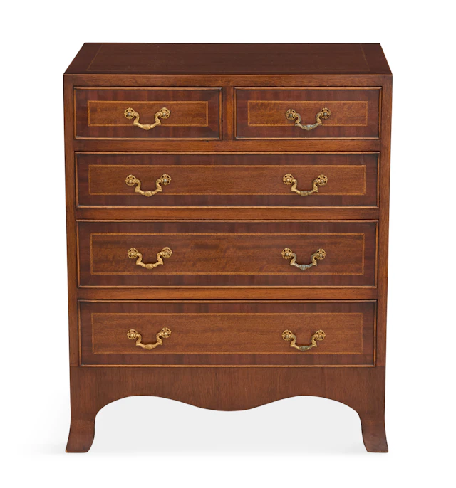 Diminutive George III-Style Mahogany Bachelor's Chest