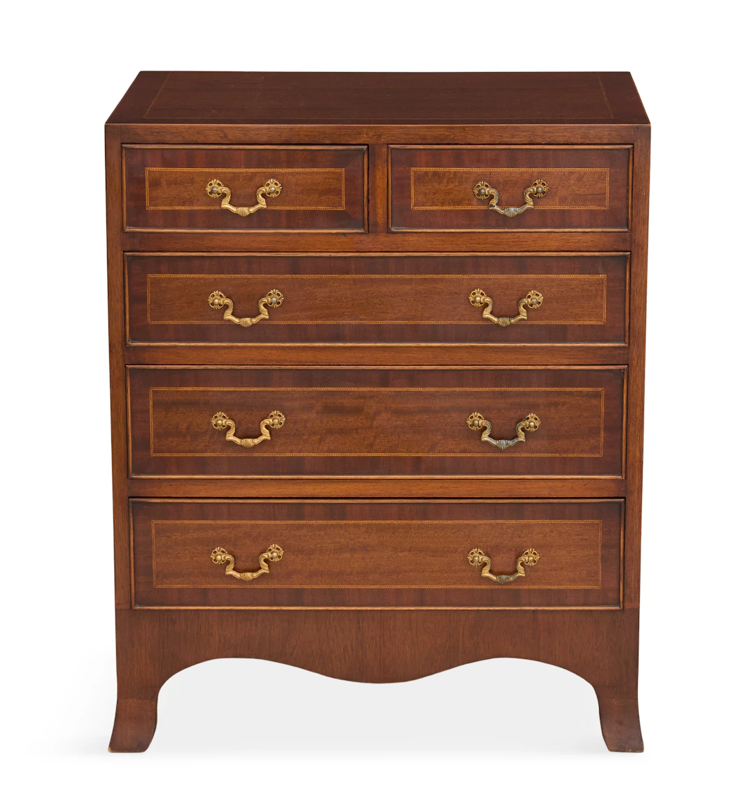 Diminutive George III-Style Mahogany Bachelor's Chest