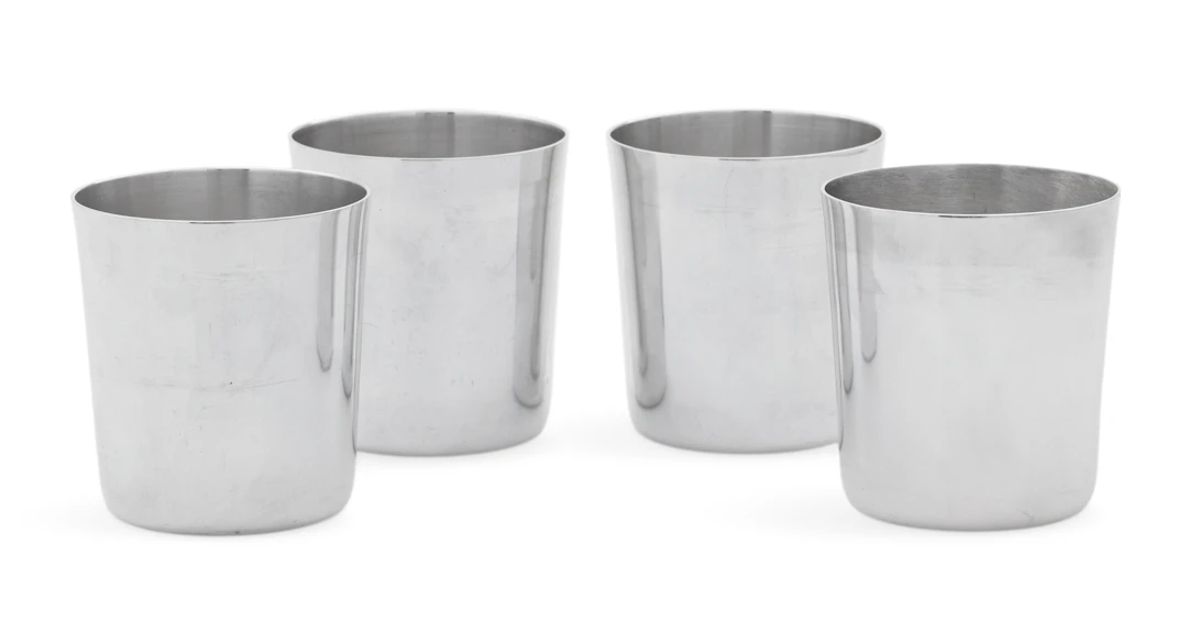 Four William Spratling (1900-1967) Sterling Silver Tumblers