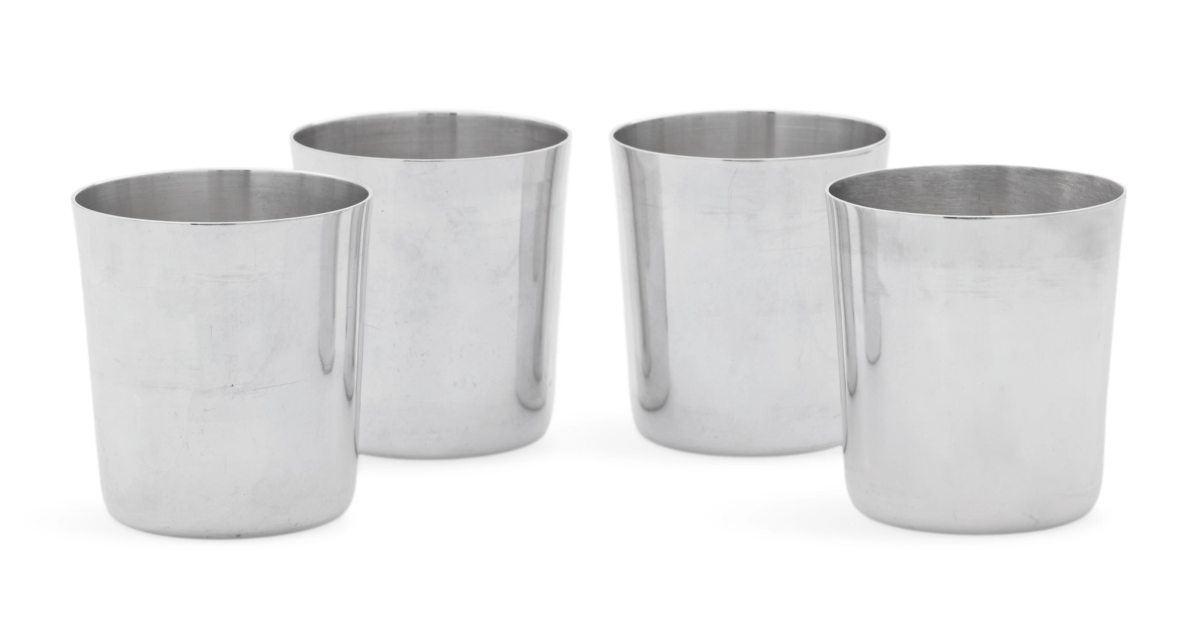 Four William Spratling (1900-1967) Sterling Silver Tumblers