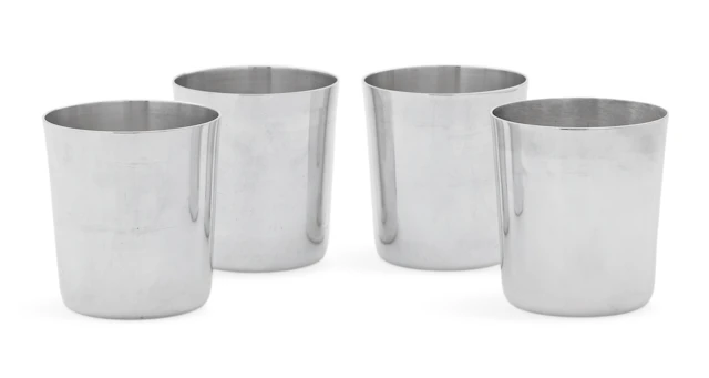 Four William Spratling (1900-1967) Sterling Silver Tumblers