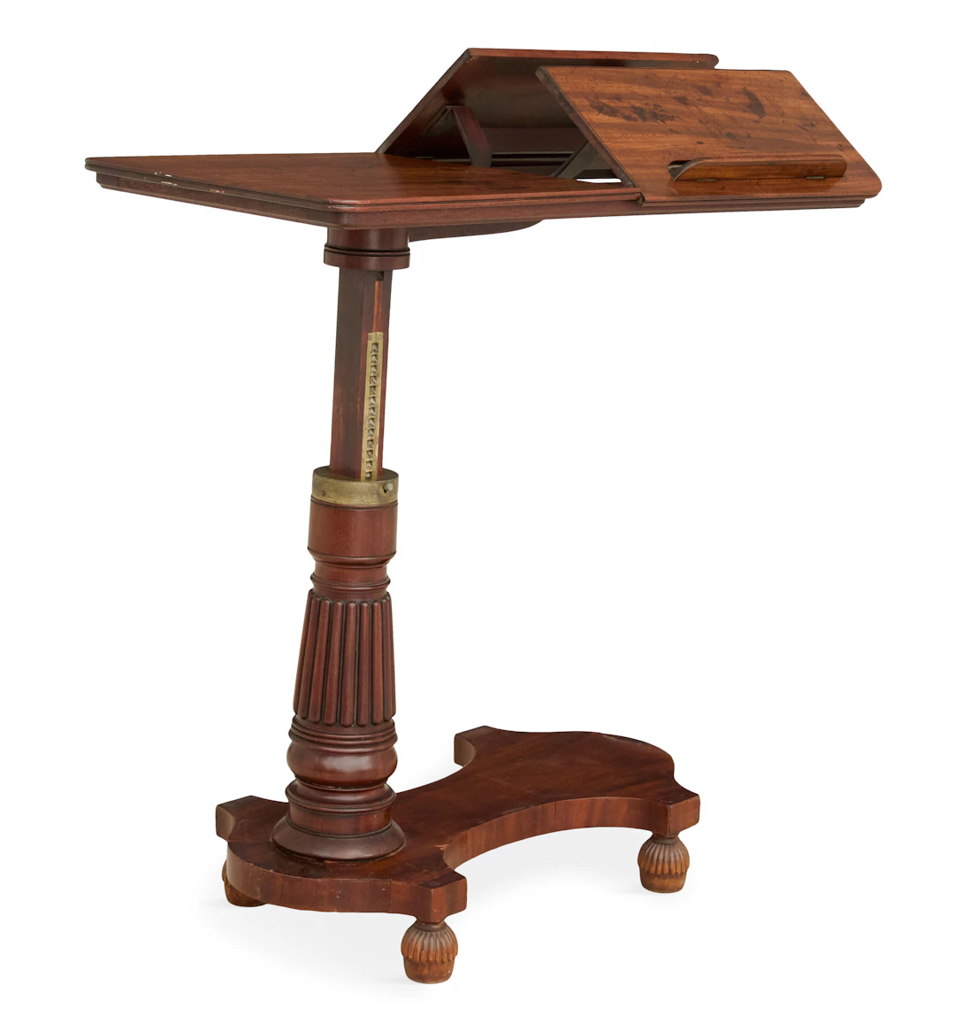 William IV Brass-Mounted Mahogany Writing Slope