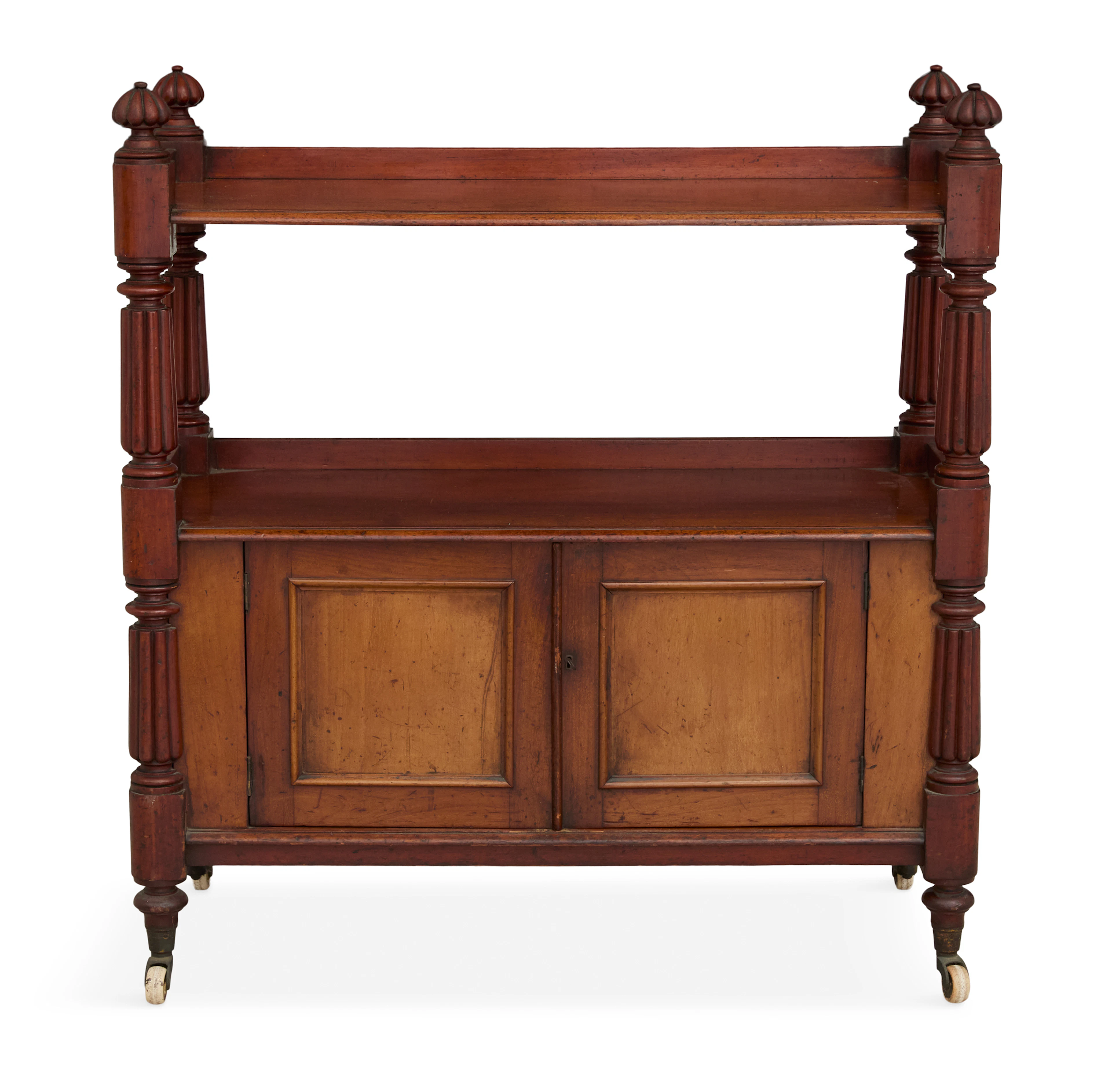 William IV Mahogany Trolley
