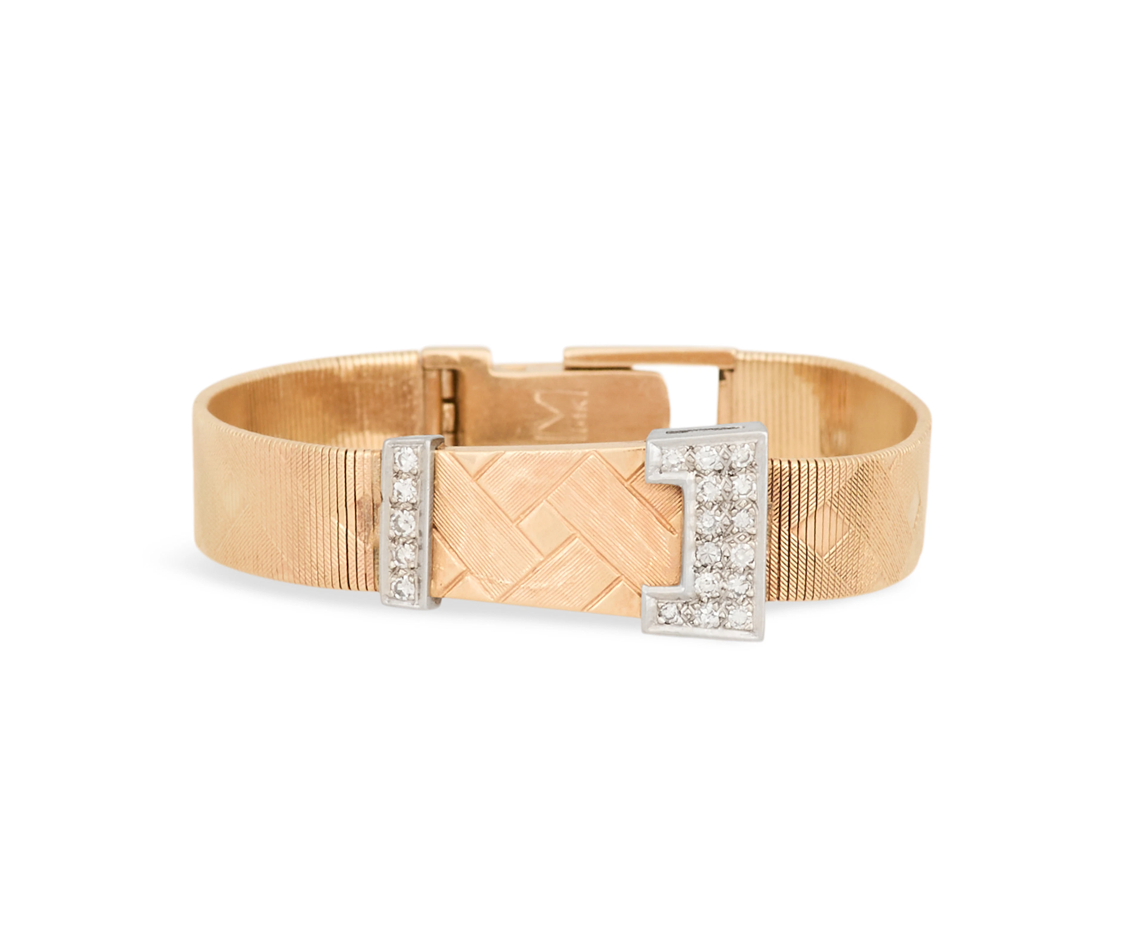 Diamond Buckle Bracelet