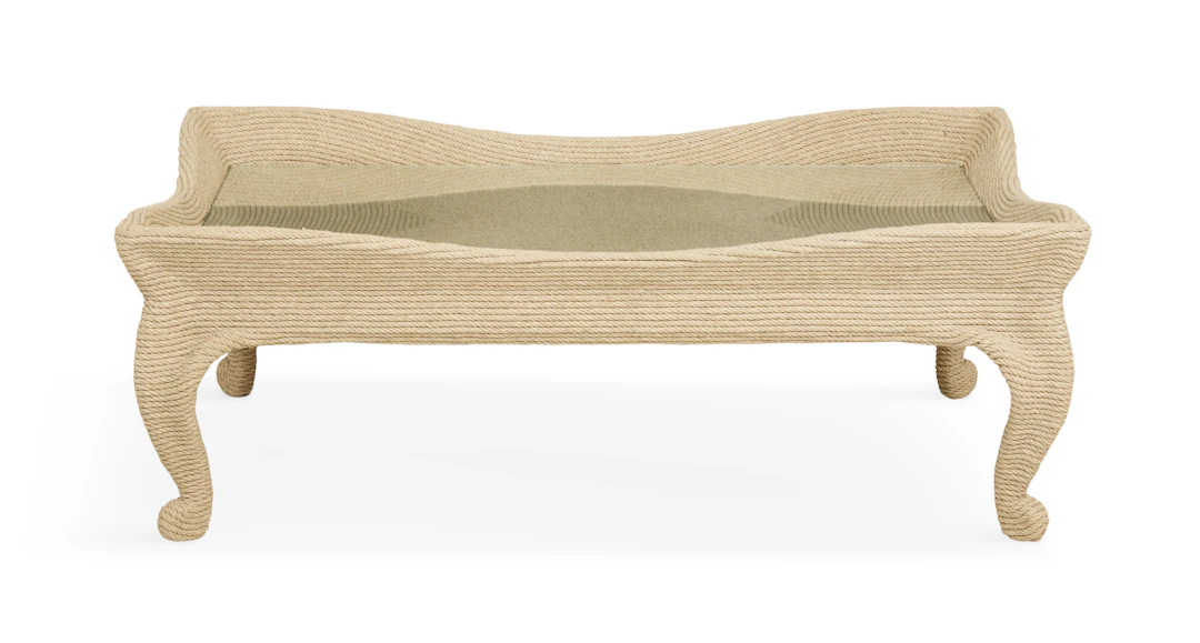 Christian Astuguevieille "Boulan" Hemp-Rope Coffee Table
