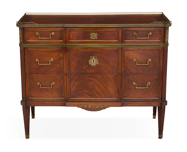 Louis XVI-Style Mahogany Commode