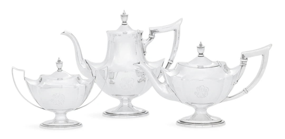 Gorham "Plymouth" Sterling Silver Tea Set