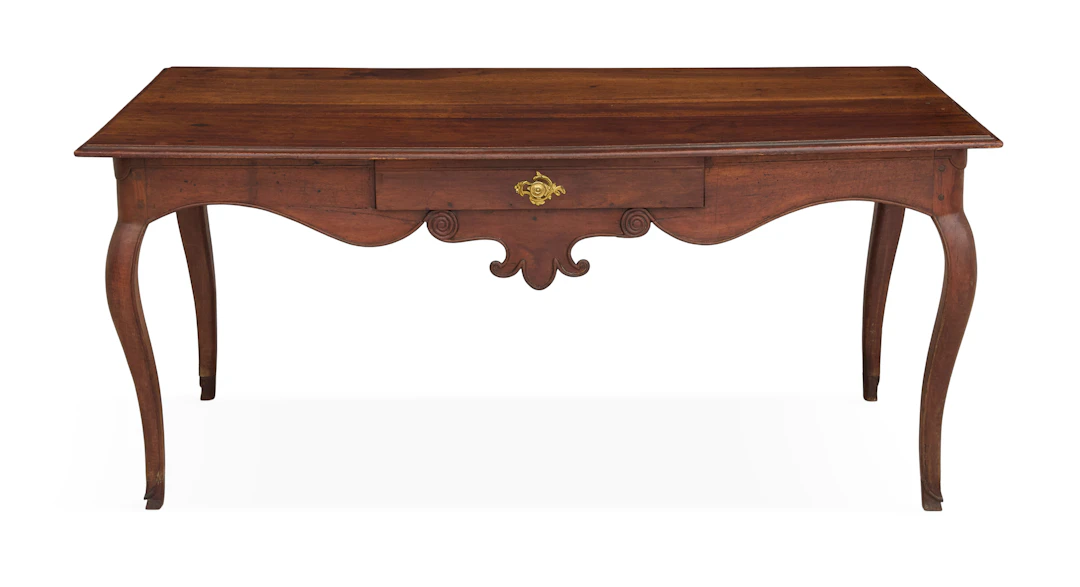 Provincial Louis XV Fruitwood Writing Table