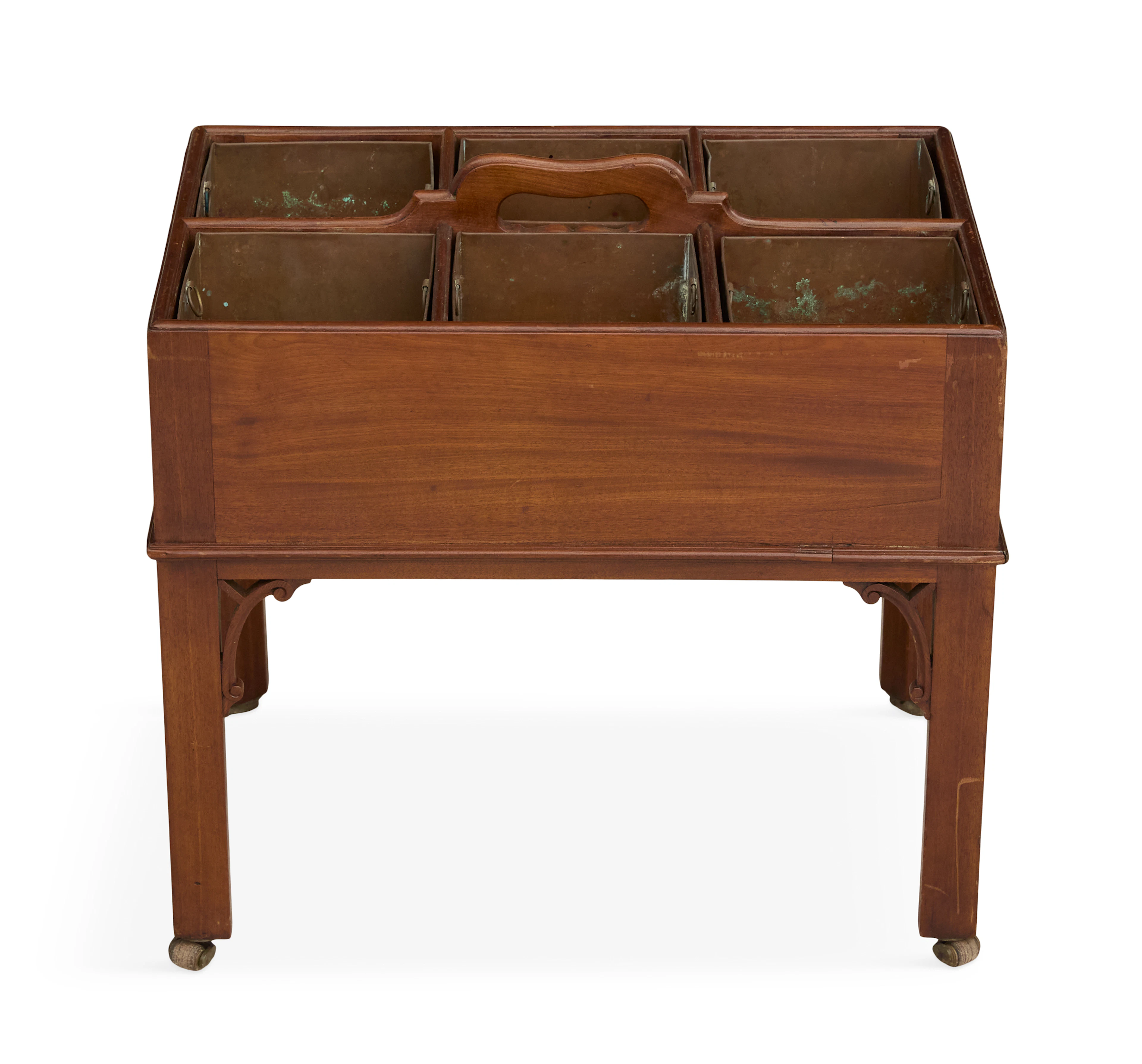 English Mahogany Cellarette in the Chippendale Taste