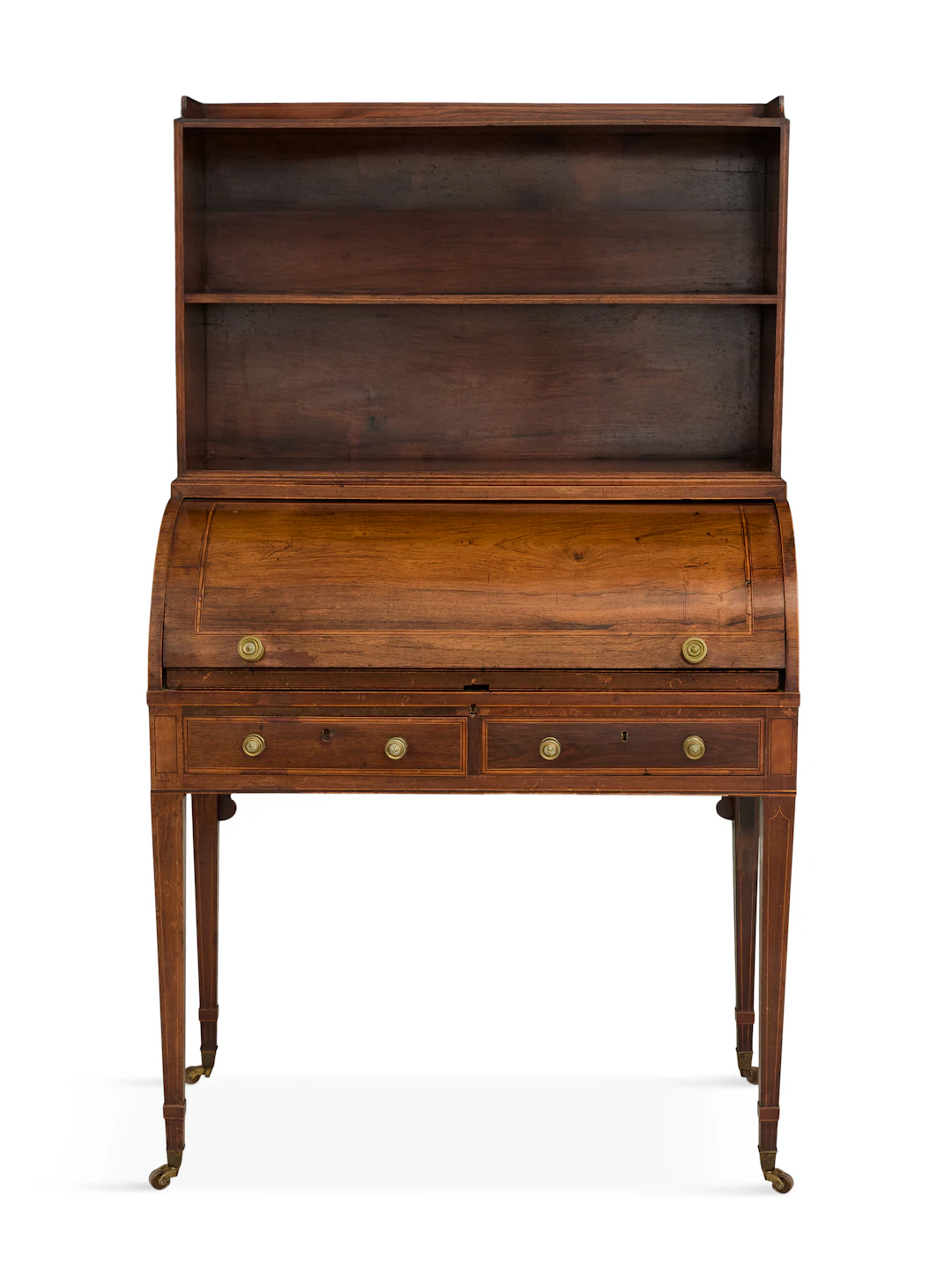 Regency Rosewood Cylinder Desk