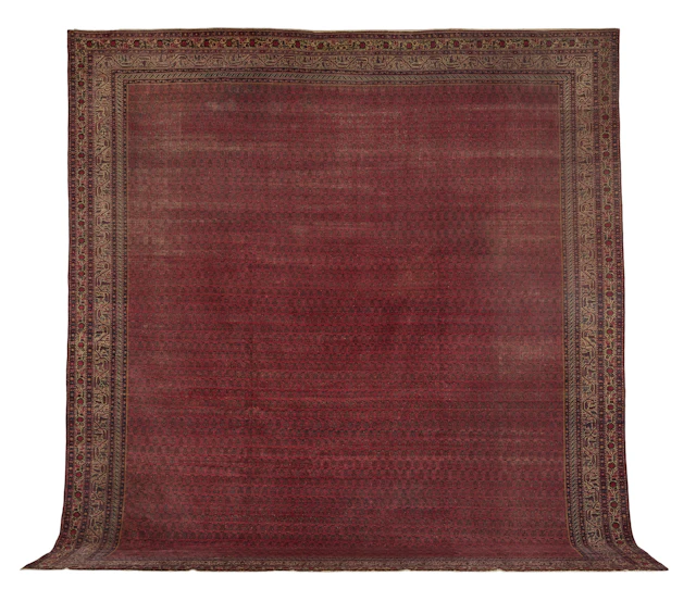 Semi-Antique Tabriz Carpet
