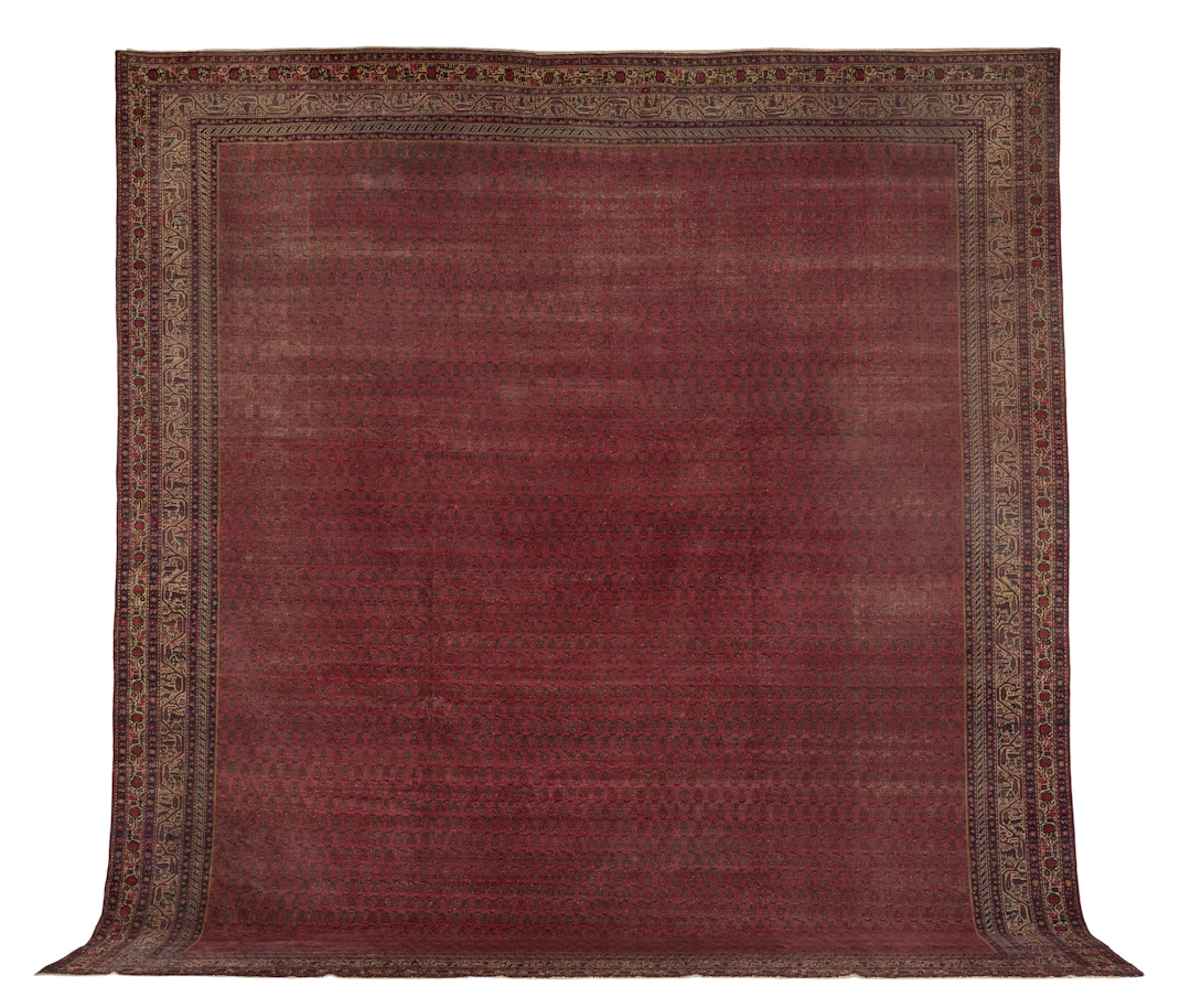 Semi-Antique Tabriz Carpet