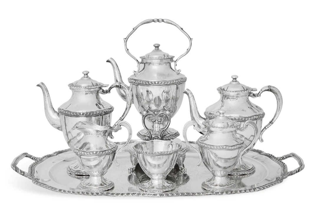 Mexican Sterling Silver Tea Set