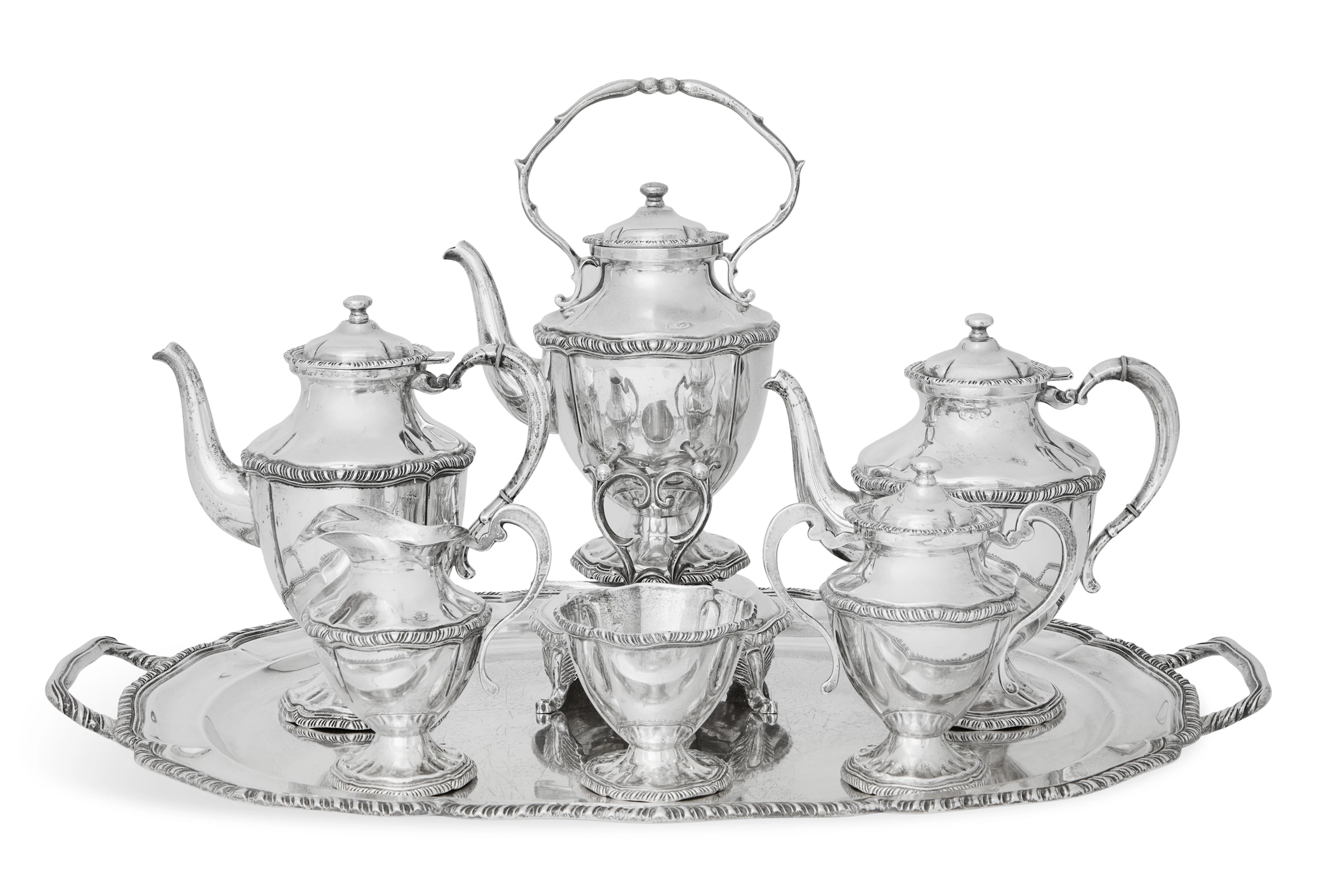 Mexican Sterling Silver Tea Set