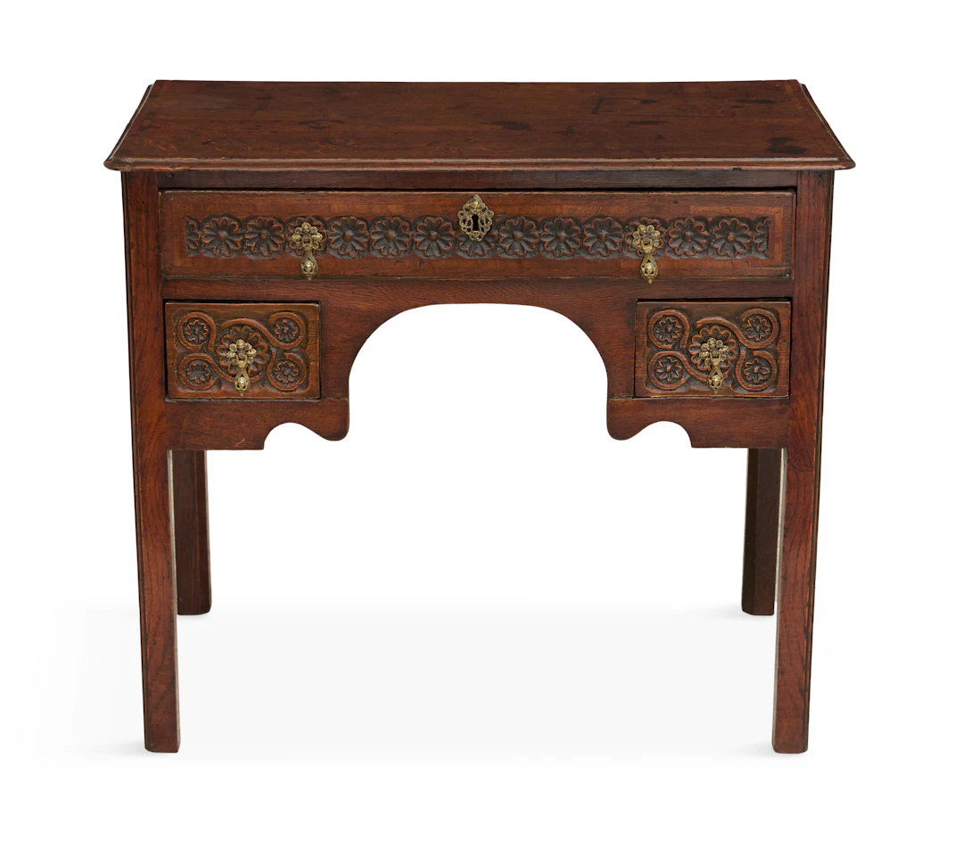 English Oak Lowboy