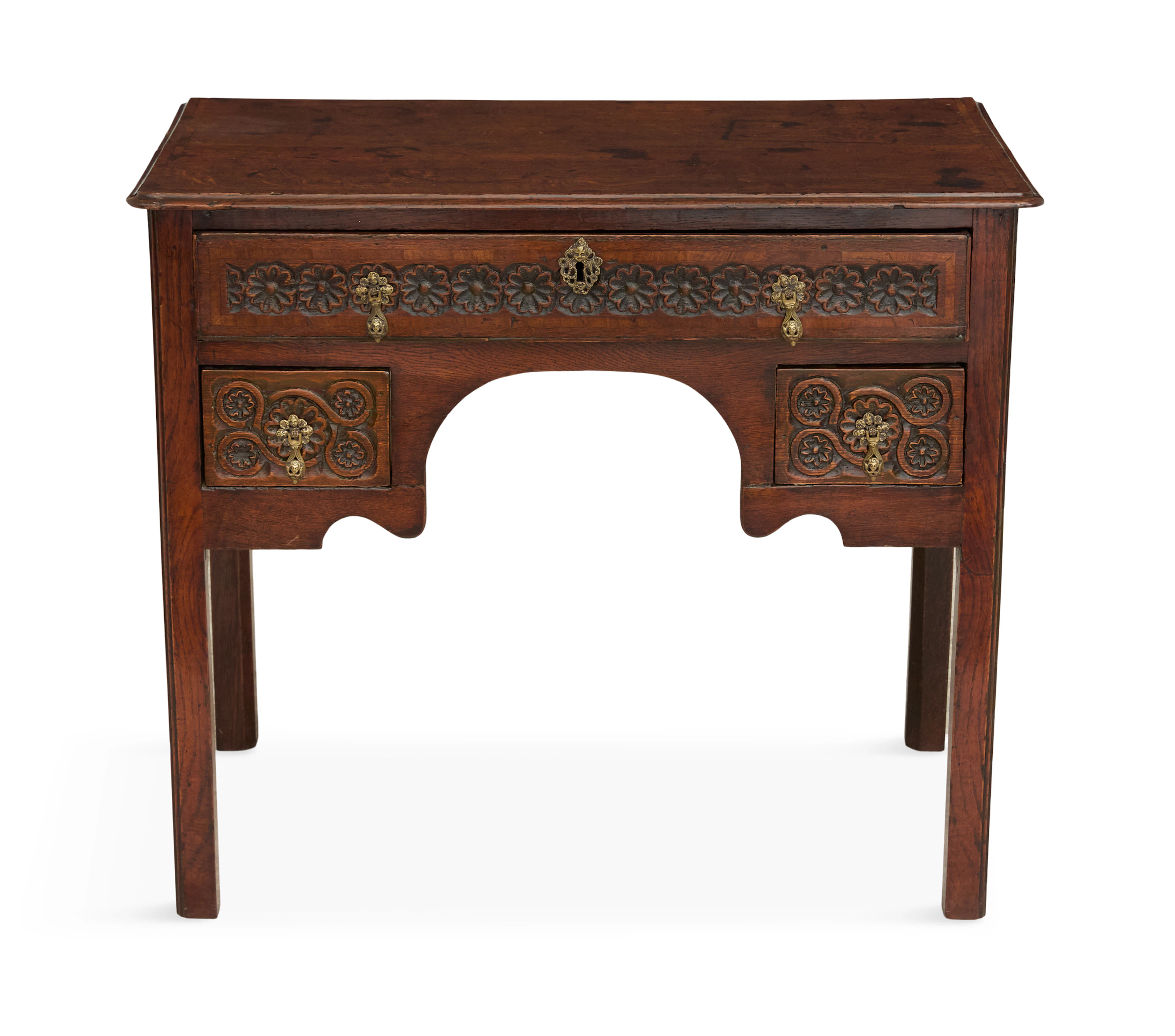 English Oak Lowboy