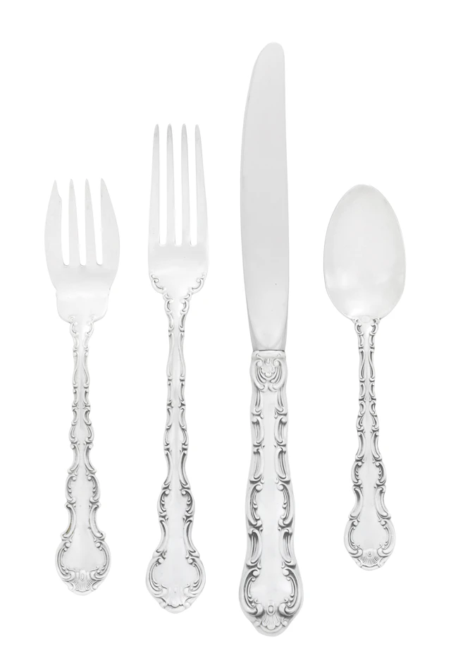 Gorham "Strasbourg" Sterling Silver Flatware Set