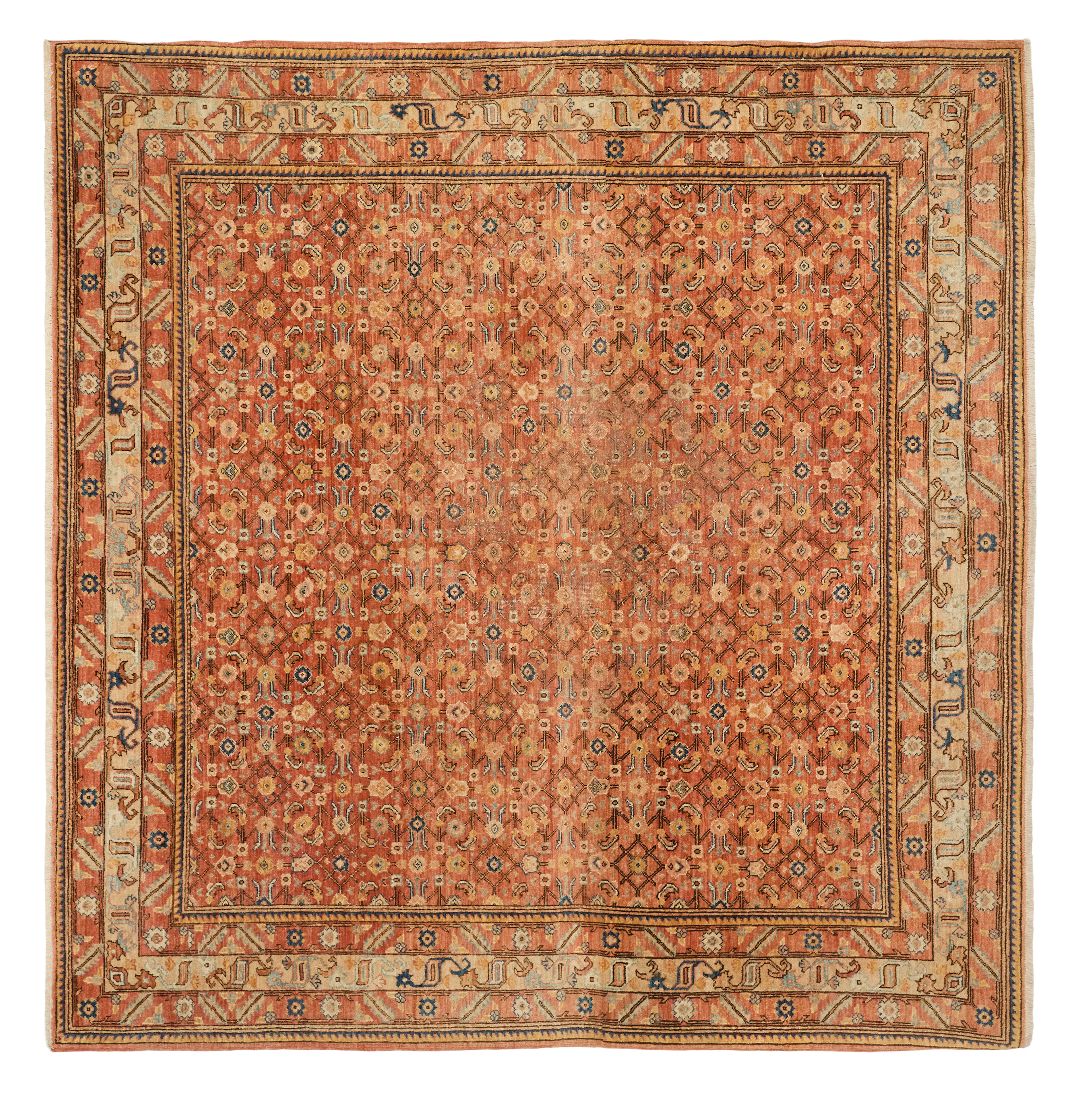 Semi-Antique Heriz Carpet