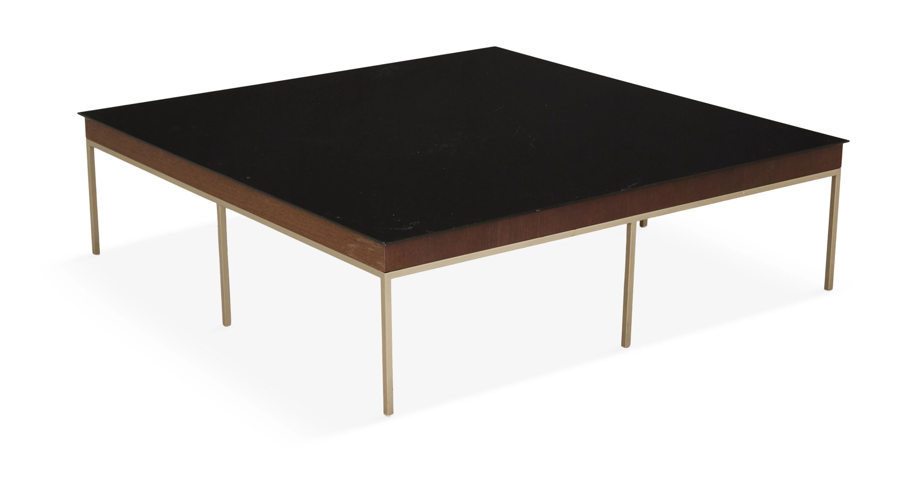 Antonio Citterio "Apta" Wood and Steel Coffee Table