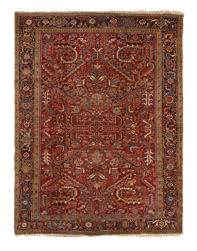 Semi-Antique Heriz Carpet