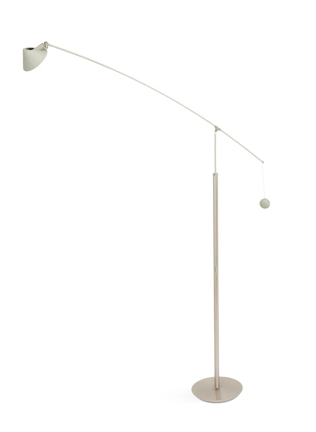Artemide Brushed Steel "Nestore Terra" Floor Lamp