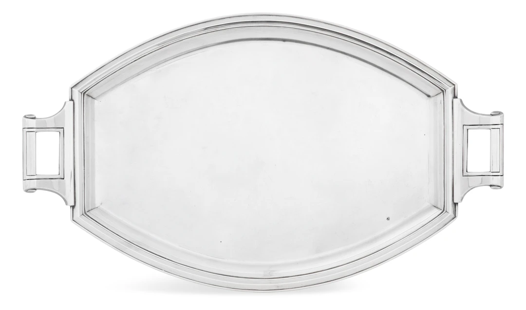 Art Deco Silverplate Tray