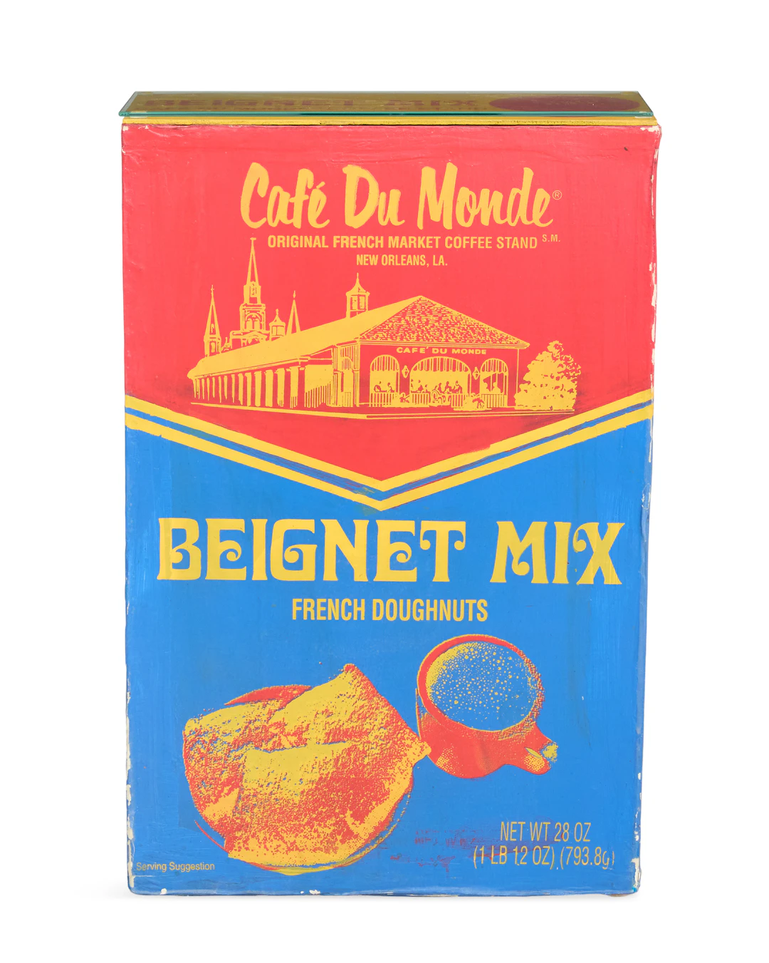 Large Cafe du Monde Beignet Mix Sculpture