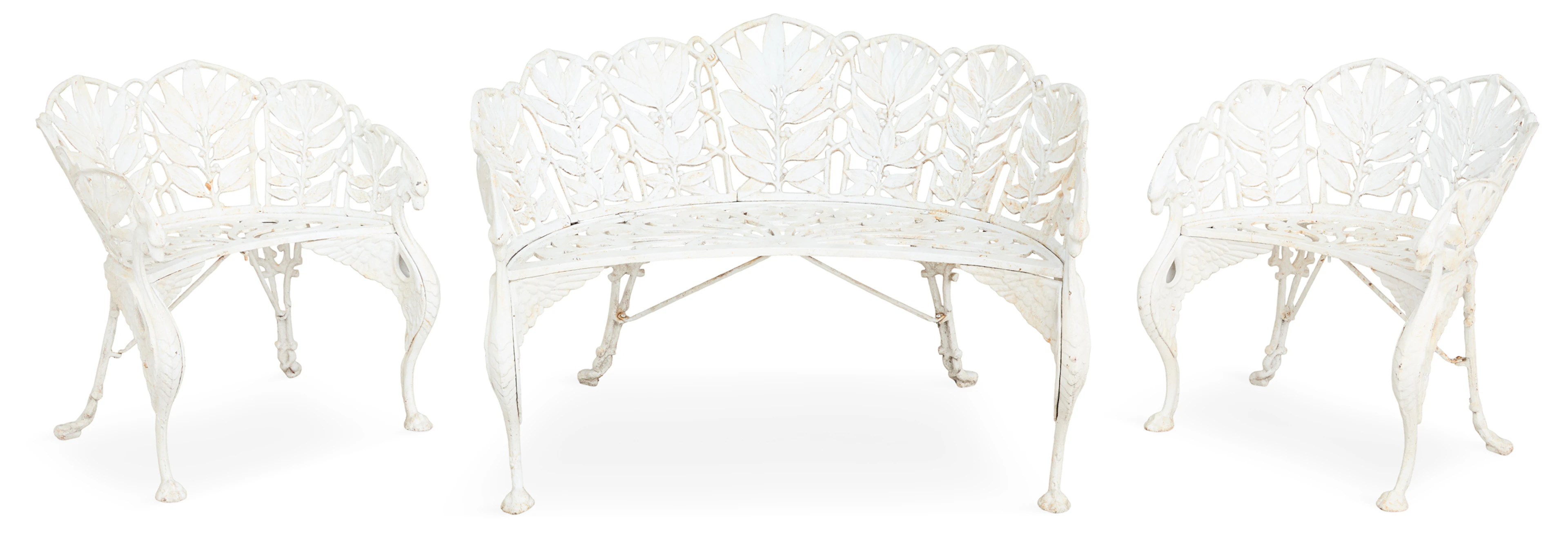 Three-Piece Cast-Iron Garden Set