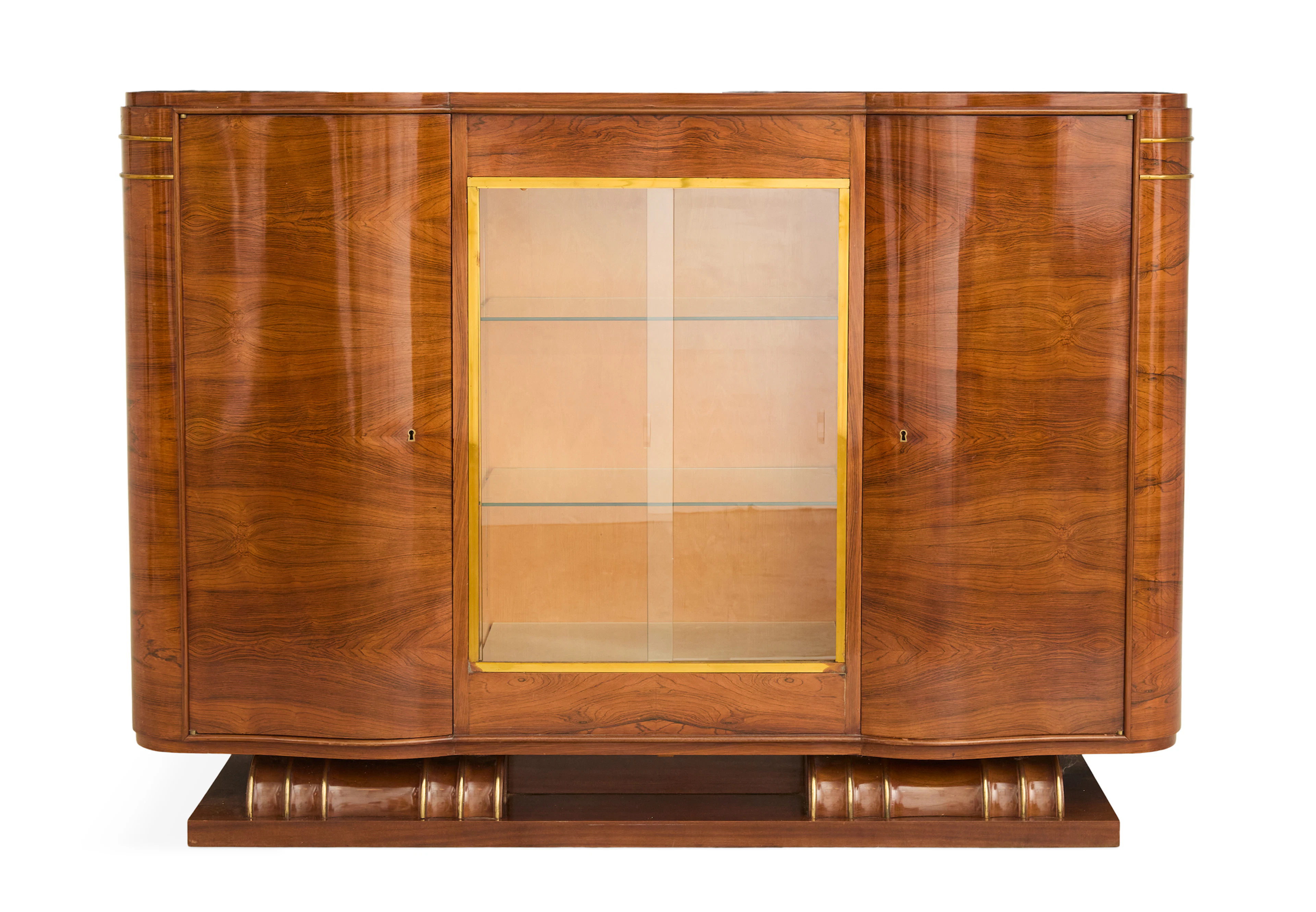 Large French Art Deco Rosewood Cabinet